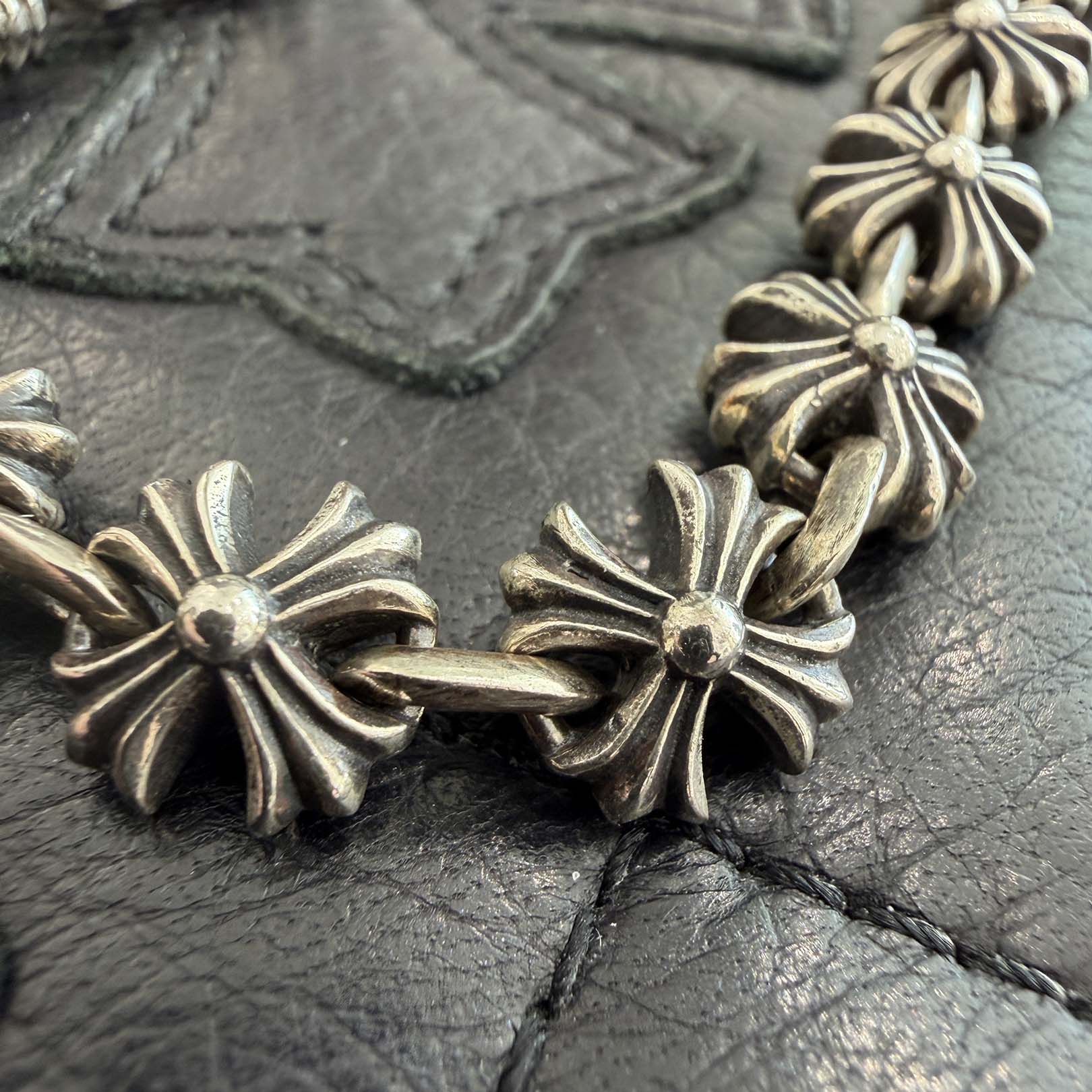 CHROME HEARTS X LINK CH Plus Silver Bracelet 16 LINK クロムハーツ Xリンク CHプラス シルバー ブレスレット サイズ16リンク