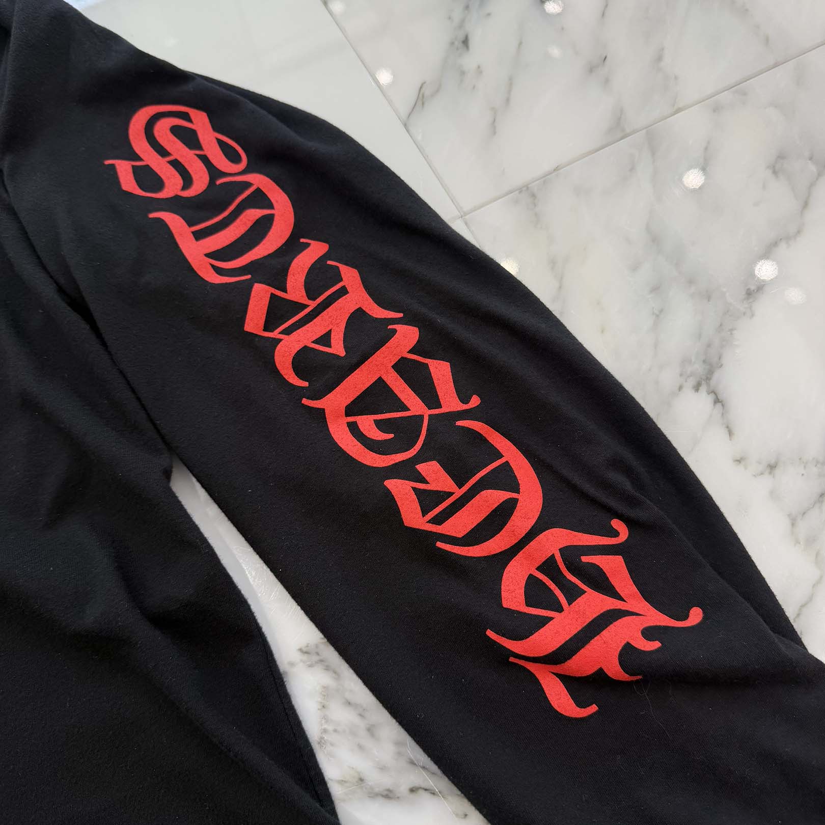 CHROME HEARTS Made In Hollywood Red CH Plus Long Sleeve Tee Size L クロムハーツ メイドインハリウッド CHプラス ロングスリーブTシャツ サイズL