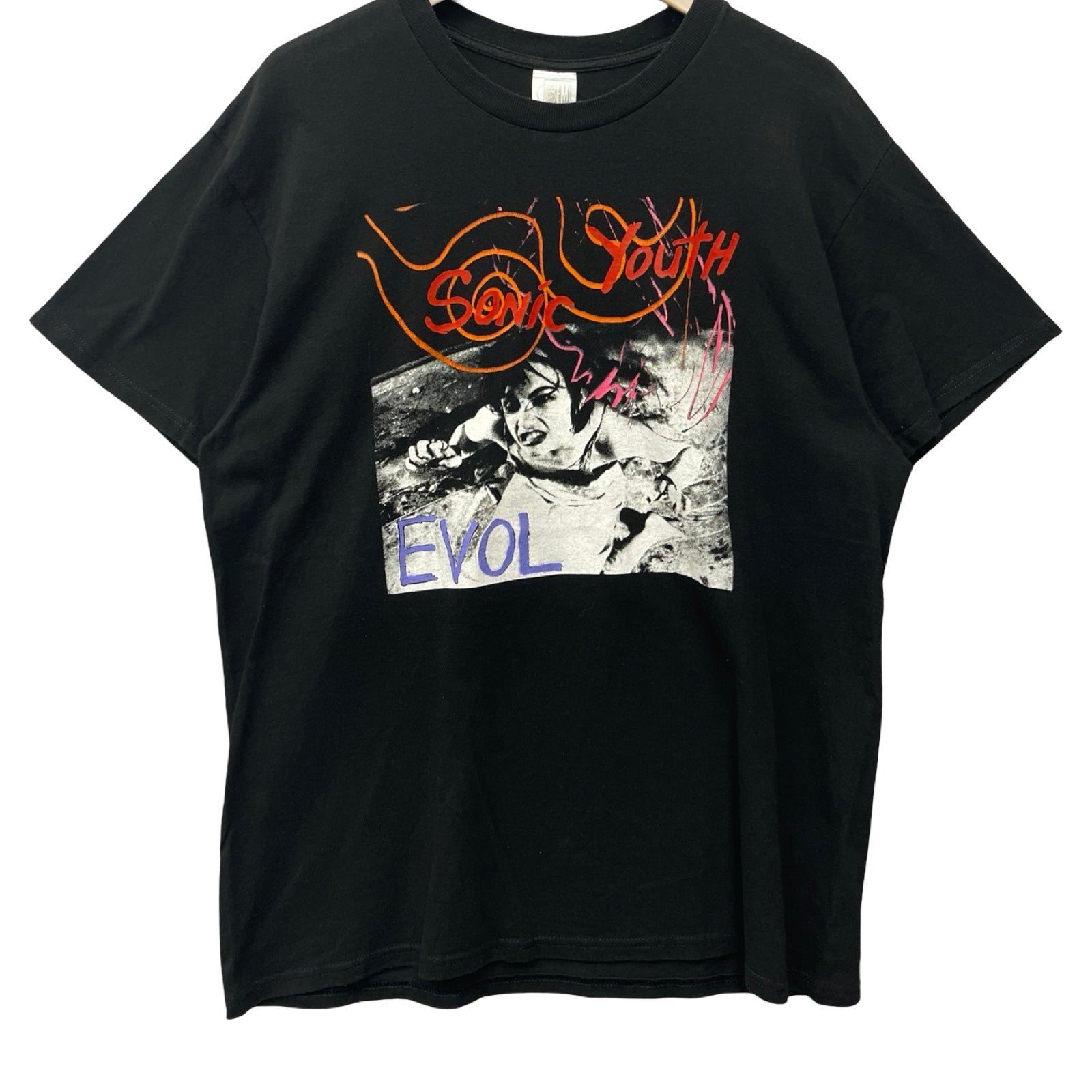 Vintage 90's Sonic Youth "EVOL" Throwback Style S/S Tee Size L