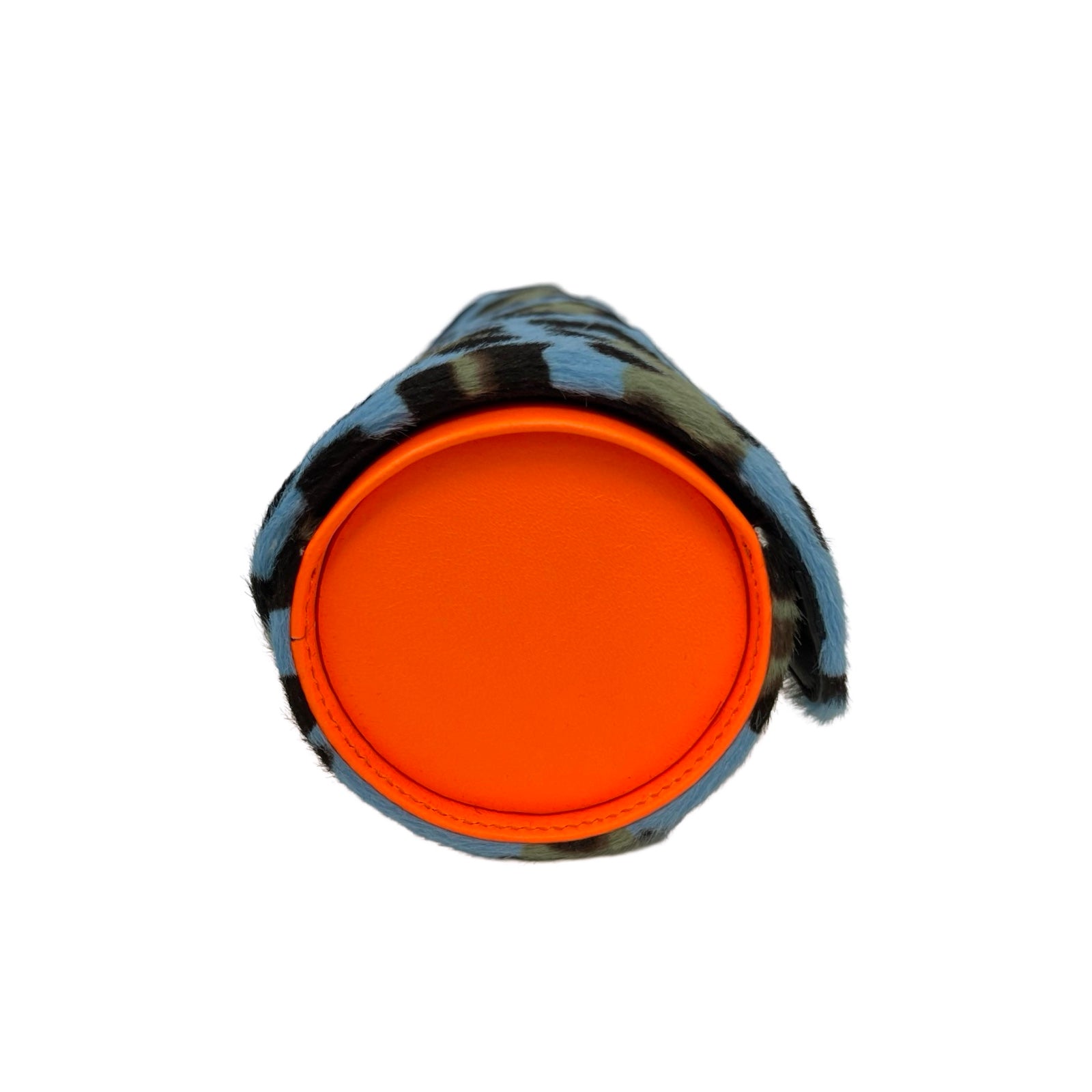 CHROME HEARTS 3 Cemetery Cross Patch Haraco Leather Accessory Case