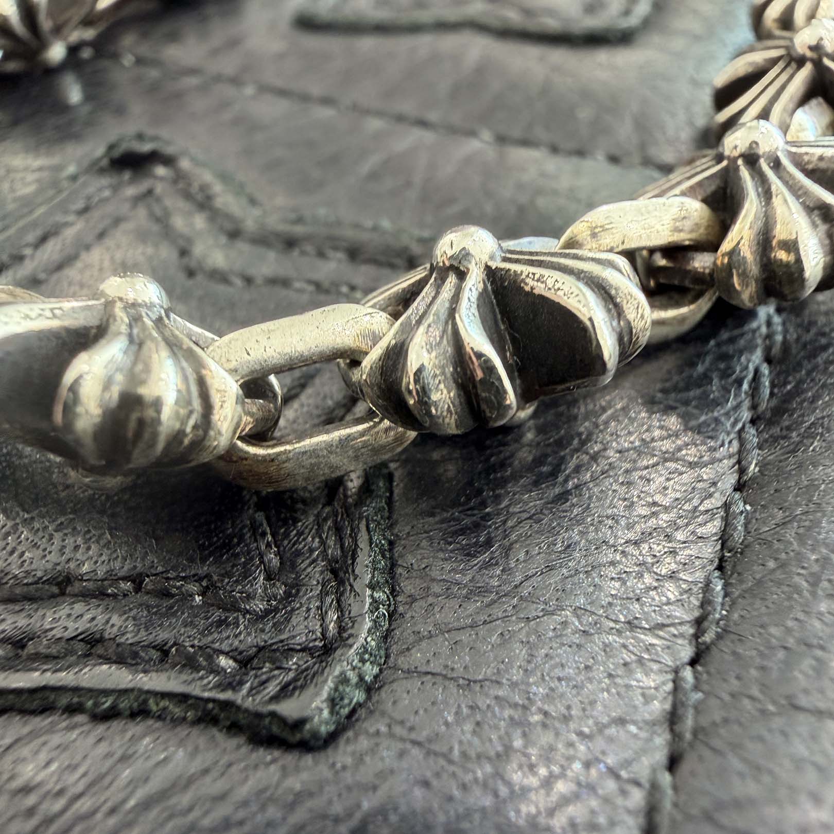 CHROME HEARTS X LINK CH Plus Silver Bracelet 16 LINK クロムハーツ Xリンク CHプラス シルバー ブレスレット サイズ16リンク