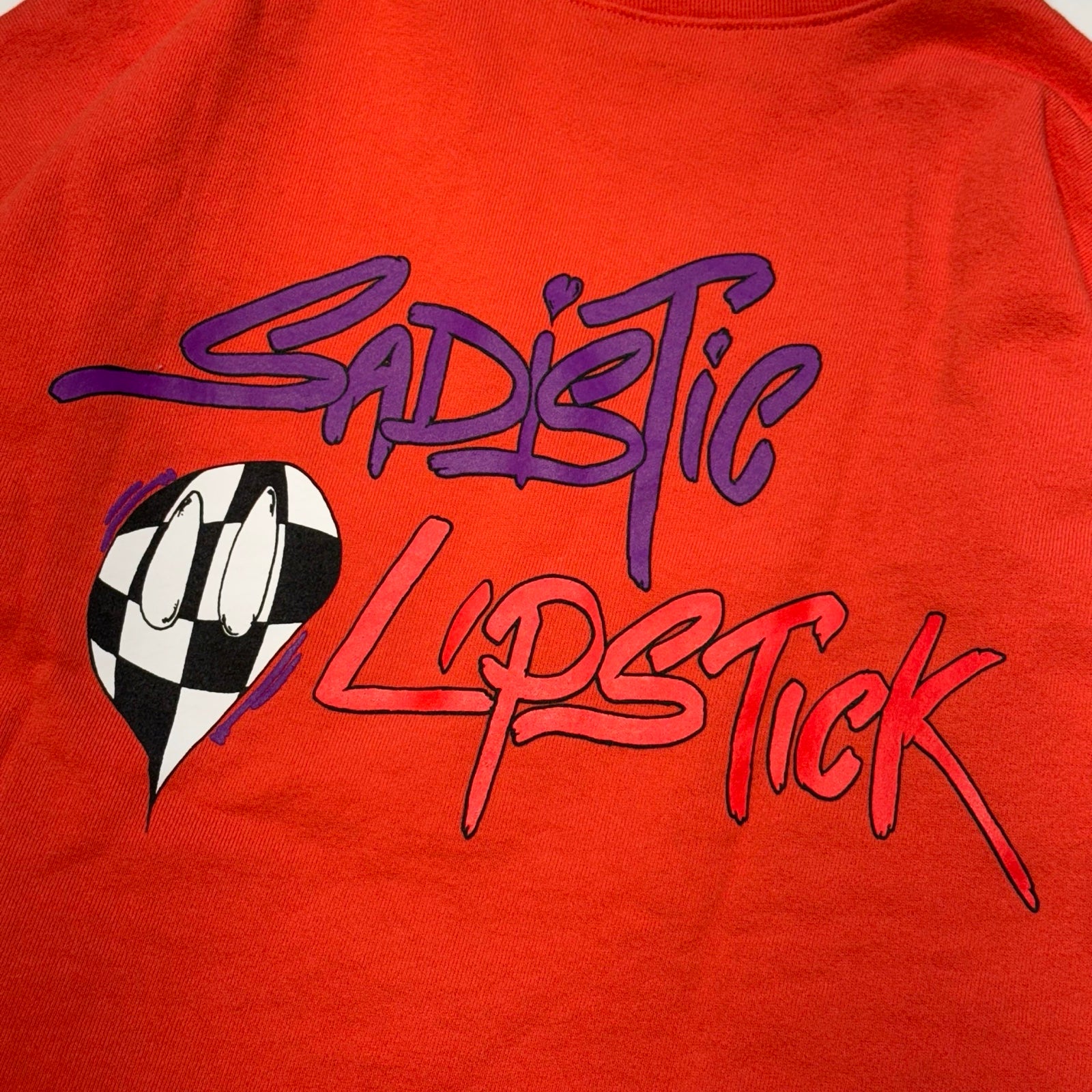 CHROME HEARTS×MATTY BOY 2023SS Sadistic Lipstick Sweatshirt Size L クロムハーツ×マッティボーイ サディスティックリップスティック クルーネックスウェットシャツ サイズL