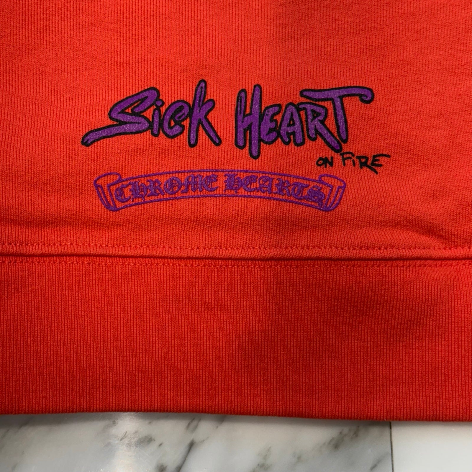 CHROME HEARTS×MATTY BOY 2023SS Sadistic Lipstick Sweatshirt Size L クロムハーツ×マッティボーイ サディスティックリップスティック クルーネックスウェットシャツ サイズL