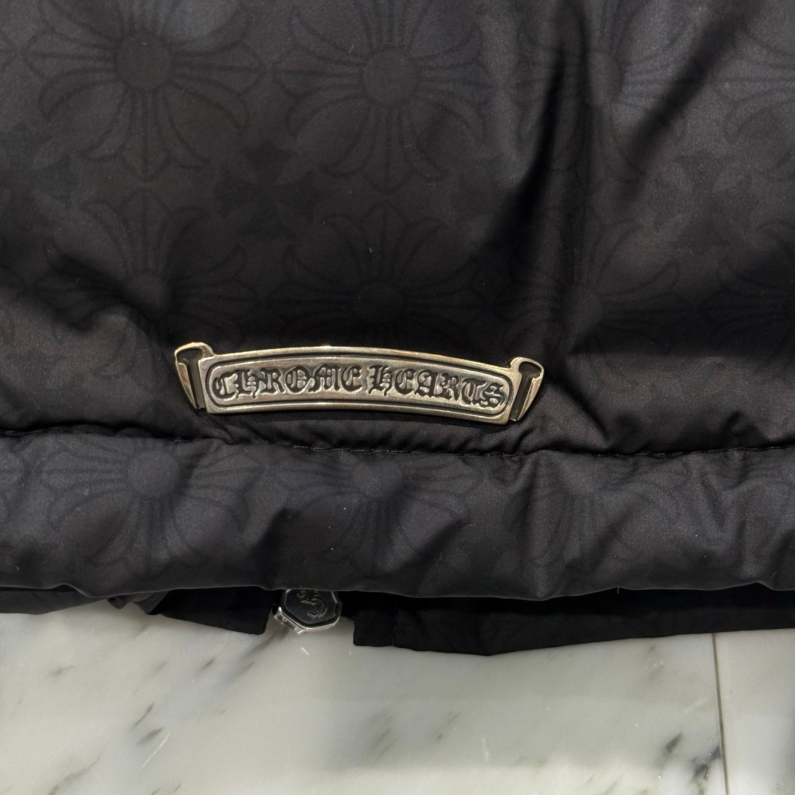 CHROME HEARTS CH Plus Stiff Down Jacket Size S クロムハーツ CHプラス スティッフ ダウンジャケット サイズS