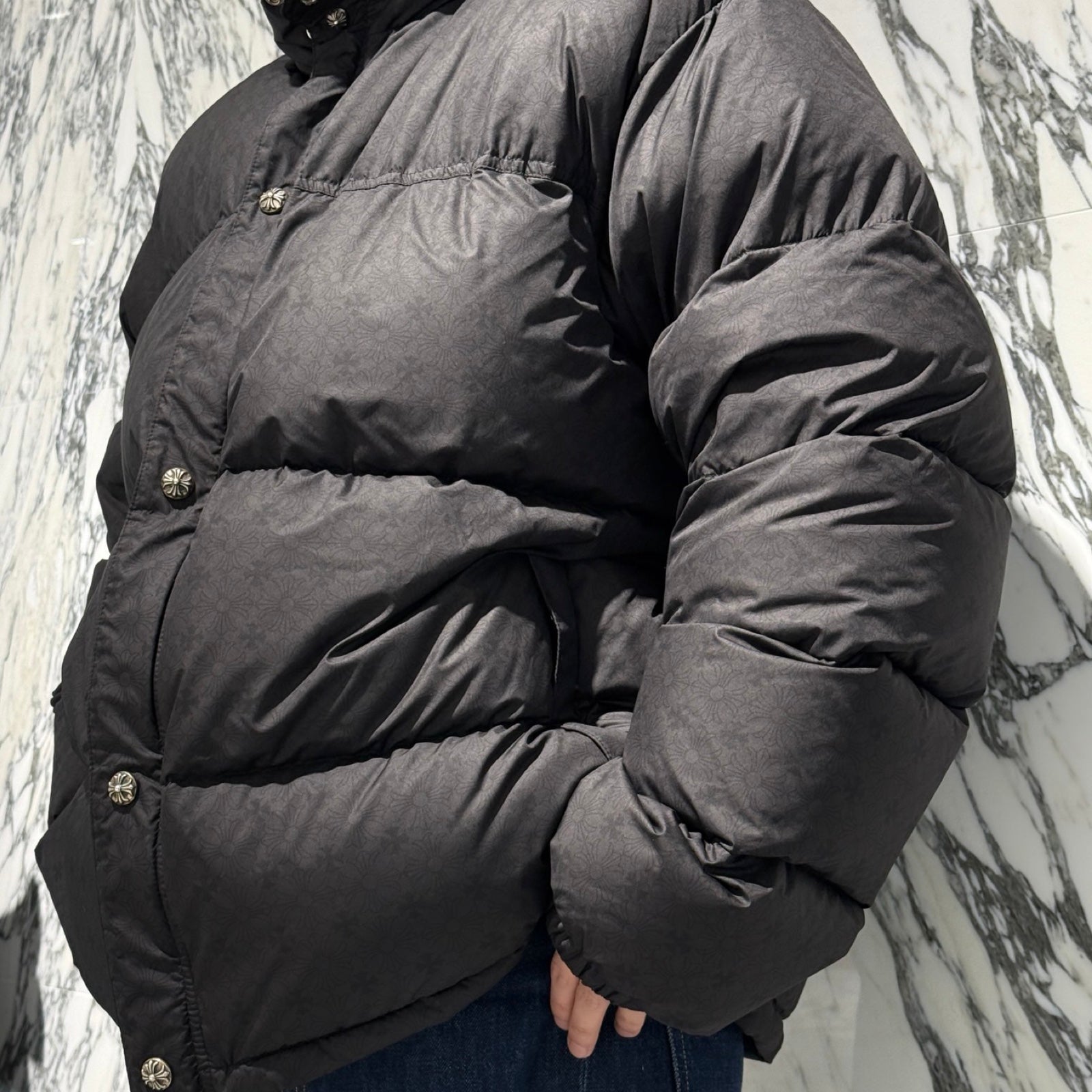 CHROME HEARTS CH Plus Stiff Down Jacket Size XXL クロムハーツ CHプラス スティッフ ダウンジャケット サイズXXL