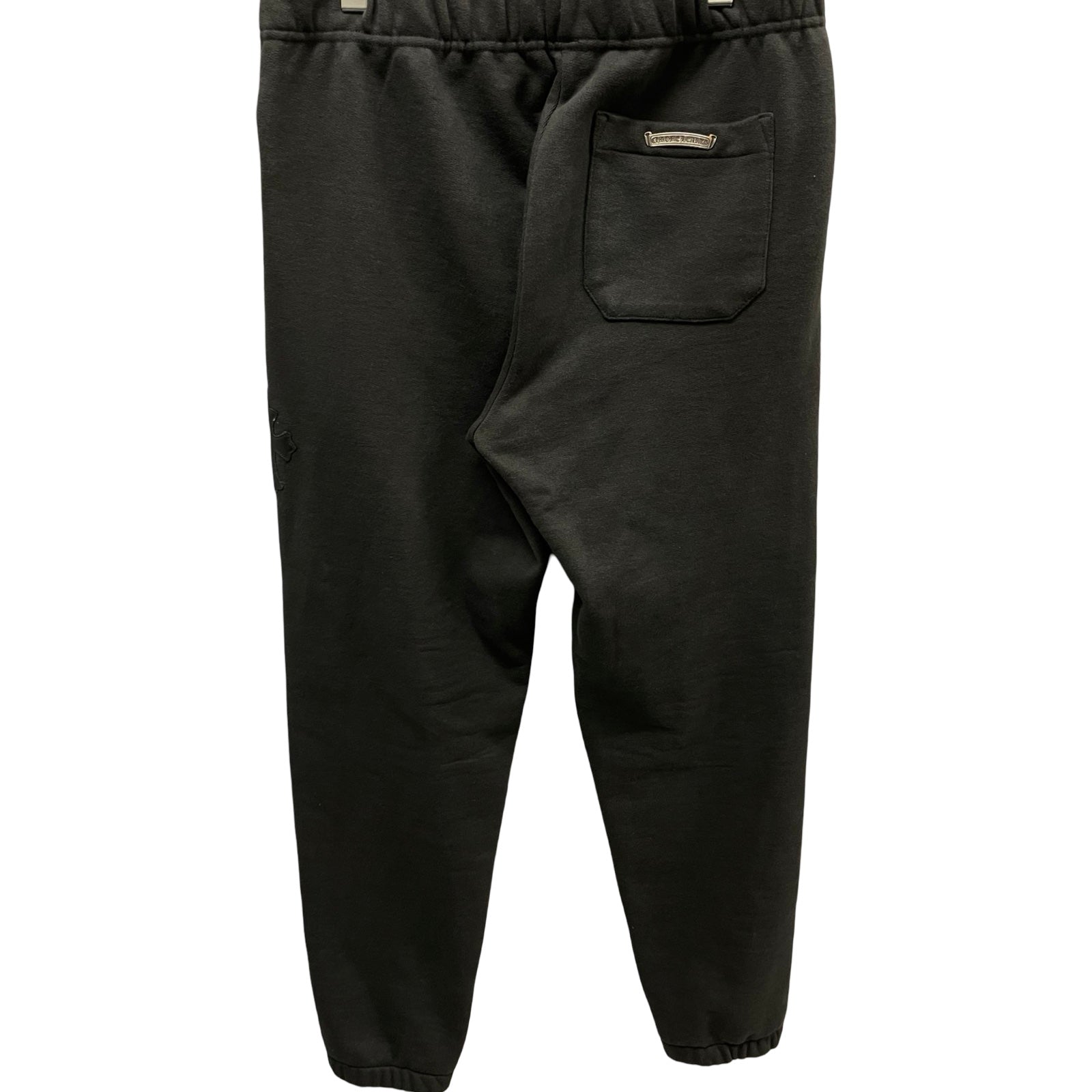 CHROME HEARTS Y NOT 3 Cemetery Cross Patch Sweat Pants Size M