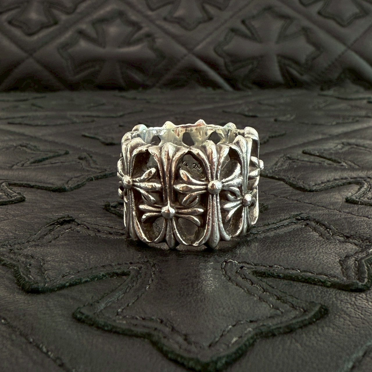 CHROME HEARTS Cemetery Cross Ring Size 22号 クロムハーツ セメタリークロスリング サイズ22号