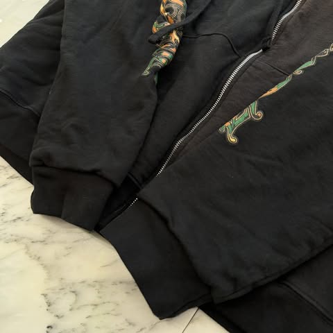 CHROME HEARTS Camo Horseshoe Zip Up Hoodie Size XXL クロムハーツ カモ ホースシュー ジップアップフーディ サイズXXL