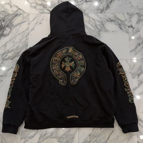 CHROME HEARTS Camo Horseshoe Zip Up Hoodie Size XXL クロムハーツ カモ ホースシュー ジップアップフーディ サイズXXL
