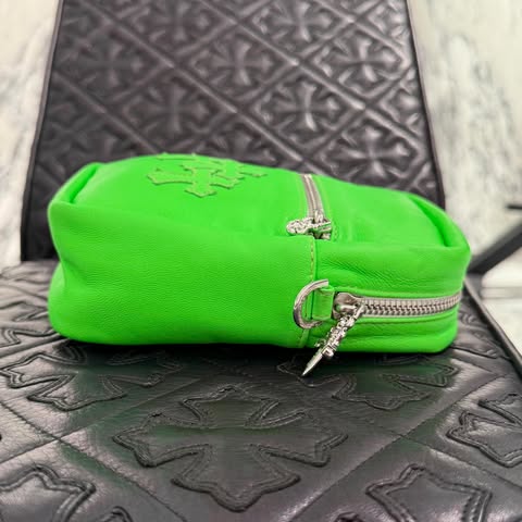 CHROME HEARTS TAKAMINI 3 Cemetery Cross Patch Leather Shoulder Bag クロムハーツ タカミニ 3セメタリークロスパッチ レザーショルダーバッグ