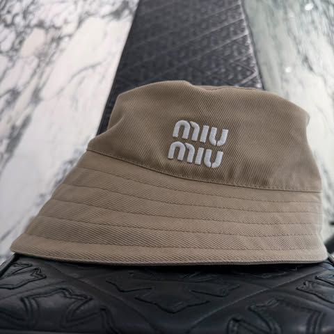 MIU MIU 2024SS Bucket Drill Hat 5HC341 2DXI Size M ミュウミュウ バケット ドリルハット サイズM