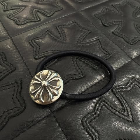 CHROME HEARTS CROSS BALL HAIR BAND クロムハーツ クロスボール ヘアバンド