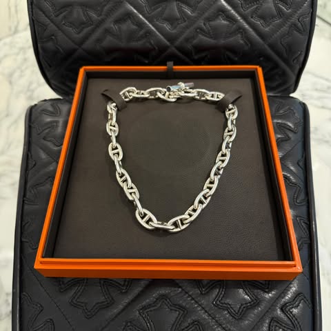 HERMES Chaine d’Ancre Necklace GM 29コマ エルメス シェーヌダンクル ネックレス GM 29コマ