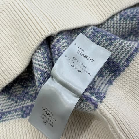 DIOR 2021AW Oblique Wool Knit Sweater 193M638AT393 Size M ディオール オブリーク ウールニットセーター サイズM