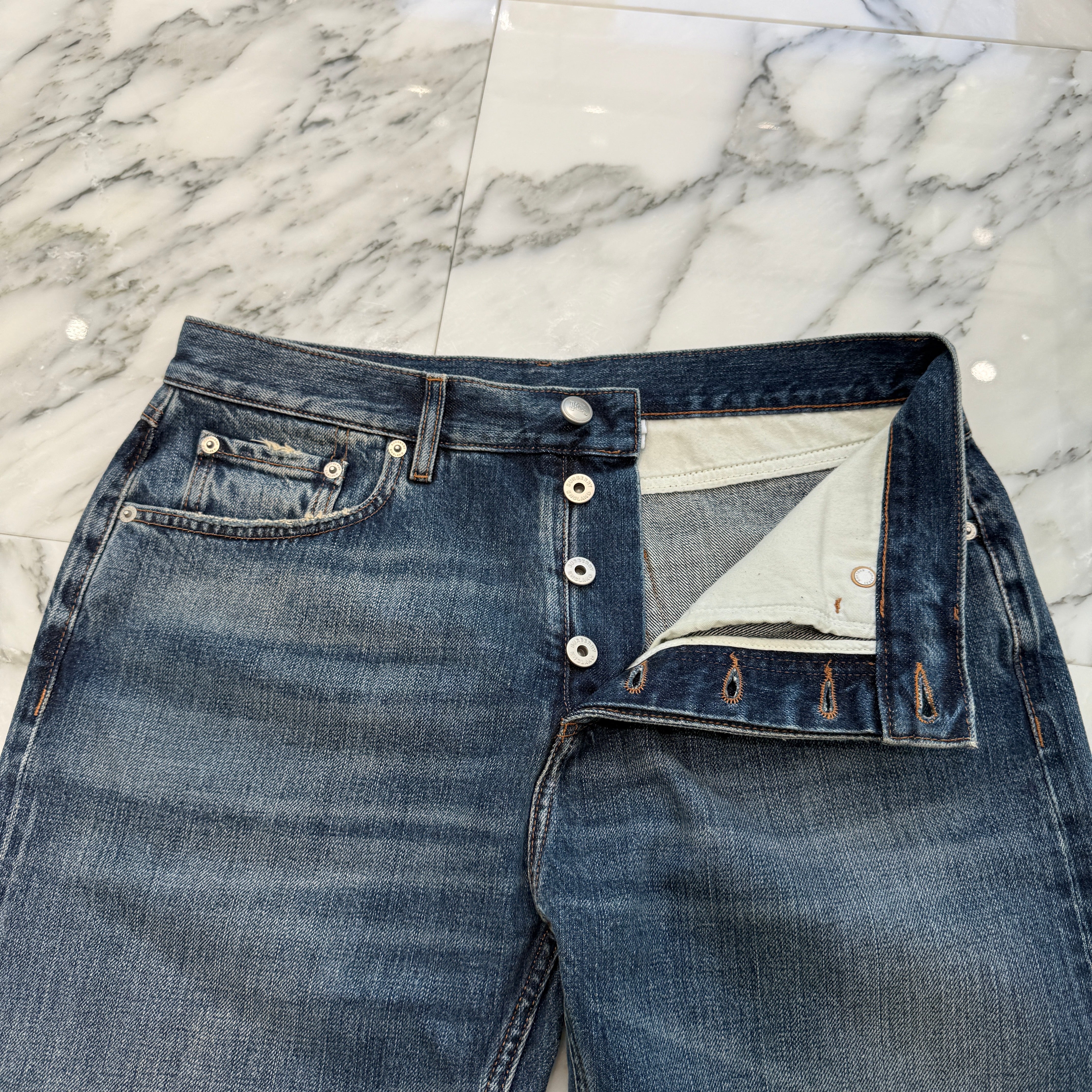 BURBERRY 2023AW Straight Fit Boot Cut Jeans 8071547 Size W32×L32 バーバリー ストレートフィット ブーツカットジーンズ サイズW32×L32