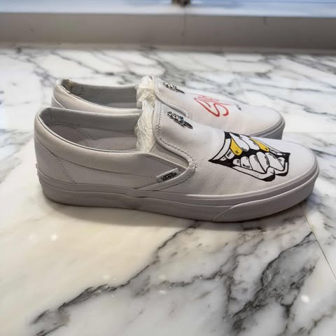 CHROME HEARTS × VANS MATTY BOY MOTION Custom Slip On Size 28.0cm クロムハーツ×バンズ マティボーイ モーション カスタム スリッポン サイズ28.0cm