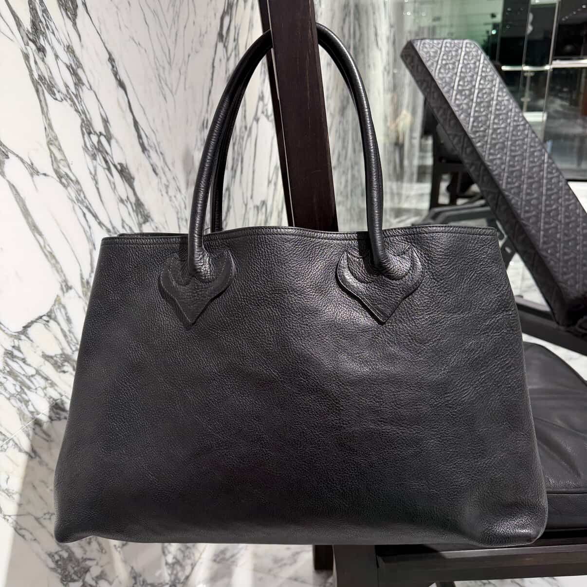 CHROME HEARTS BS Flare FS Leather Tote Bag クロムハーツ BSフレア FS レザートートバッグ