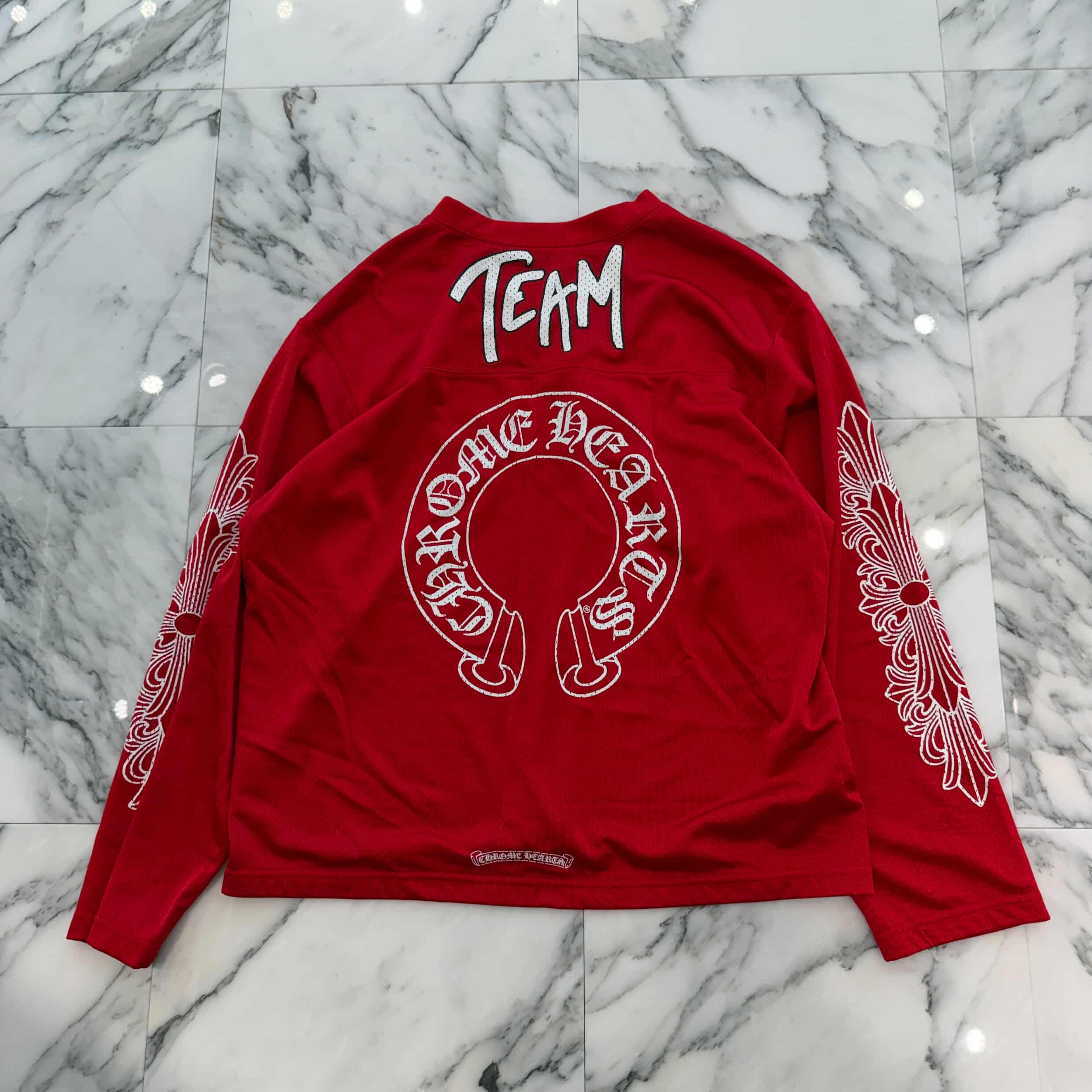 CHROME HEARTS × MATTY BOY "TEAM" Mesh Warm Up Jersey Size XL クロムハーツ × マッティボーイ "チーム" メッシュウォームアップジャージー サイズXL