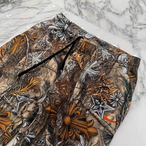 CHROME HEARTS × NIKE × Drake NOCTA 2026SS Camo Horseshoe Sweat Long Pants Size L クロムハーツ×ナイキ×ドレイク ノクタ カモホースシュースウェット パンツ サイズL