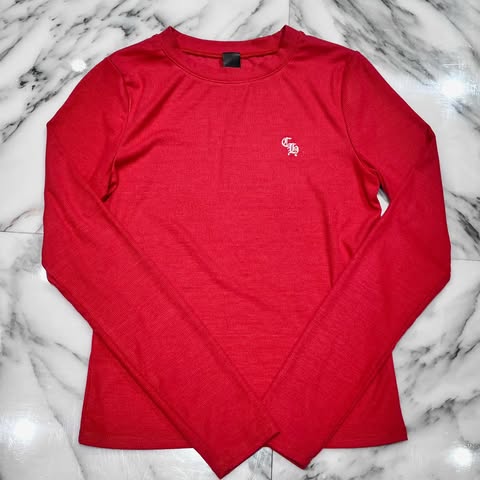 CHROME HEARTS Y NOT Slim Fit CH Logo Embroidery Thermal Rayon Long Sleeve Tee Size S クロムハーツ ワイノット スリムフィット CHロゴ刺繍 サーマル レーヨン ロングスリーブTシャツ サイズS