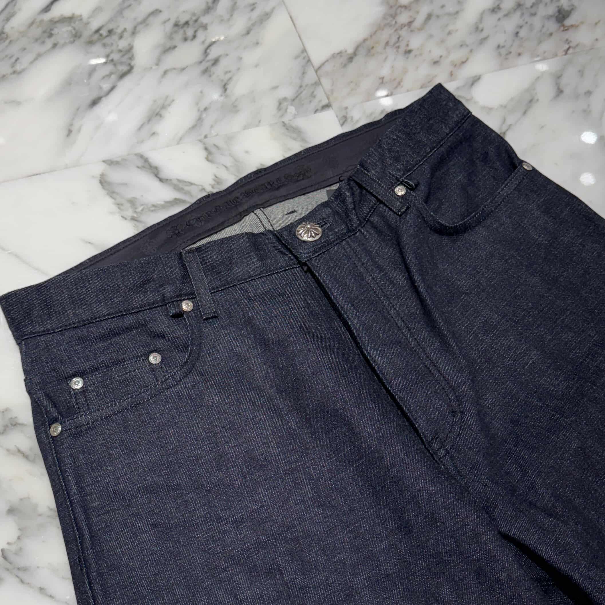CHROME HEARTS KS FIT Cross Ball Button Denim Pants Size 30 クロム