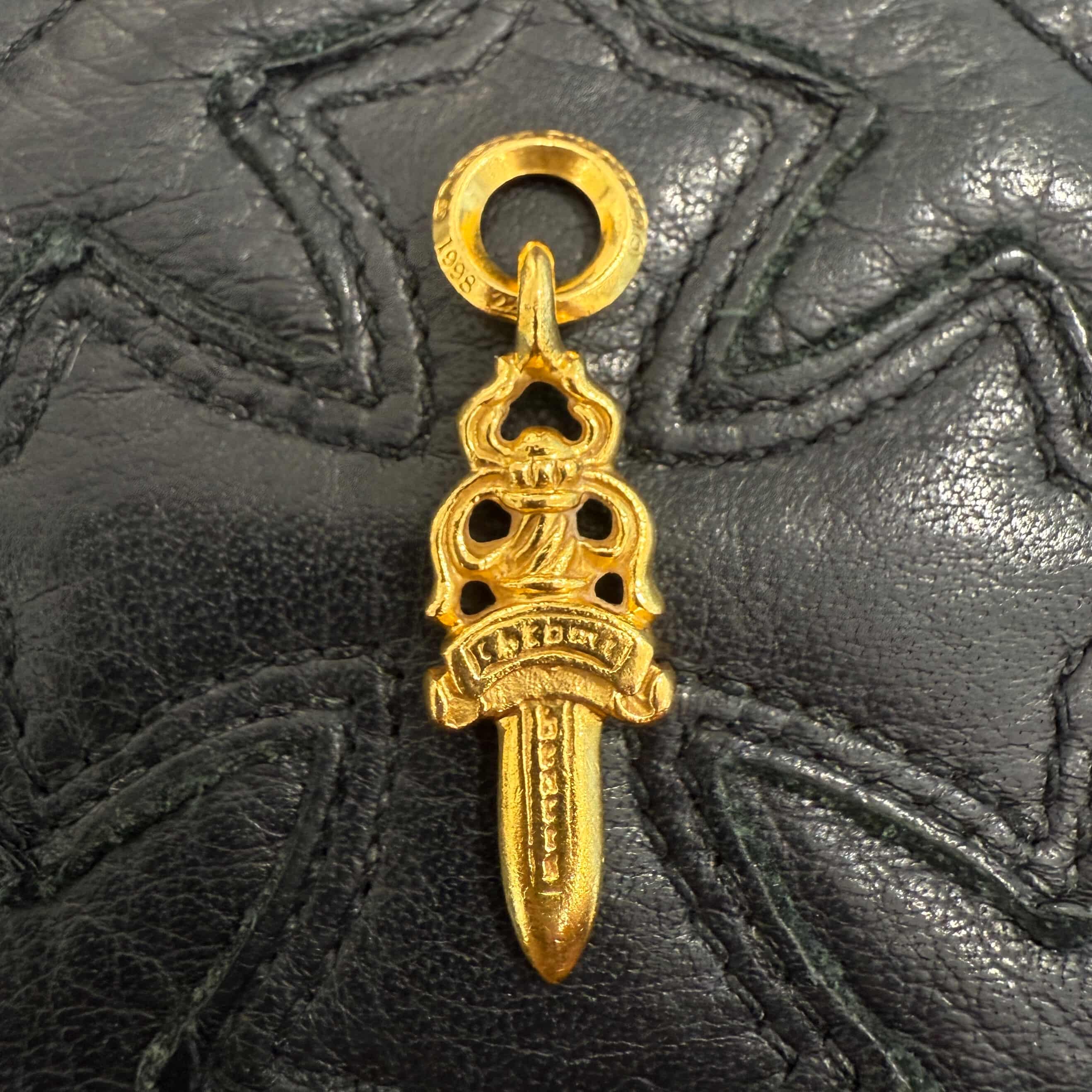 CHROME HEARTS 22K #5 Dagger Charm Pendant Top クロムハーツ 22K #5 ダガーチャーム ペンダントトップ
