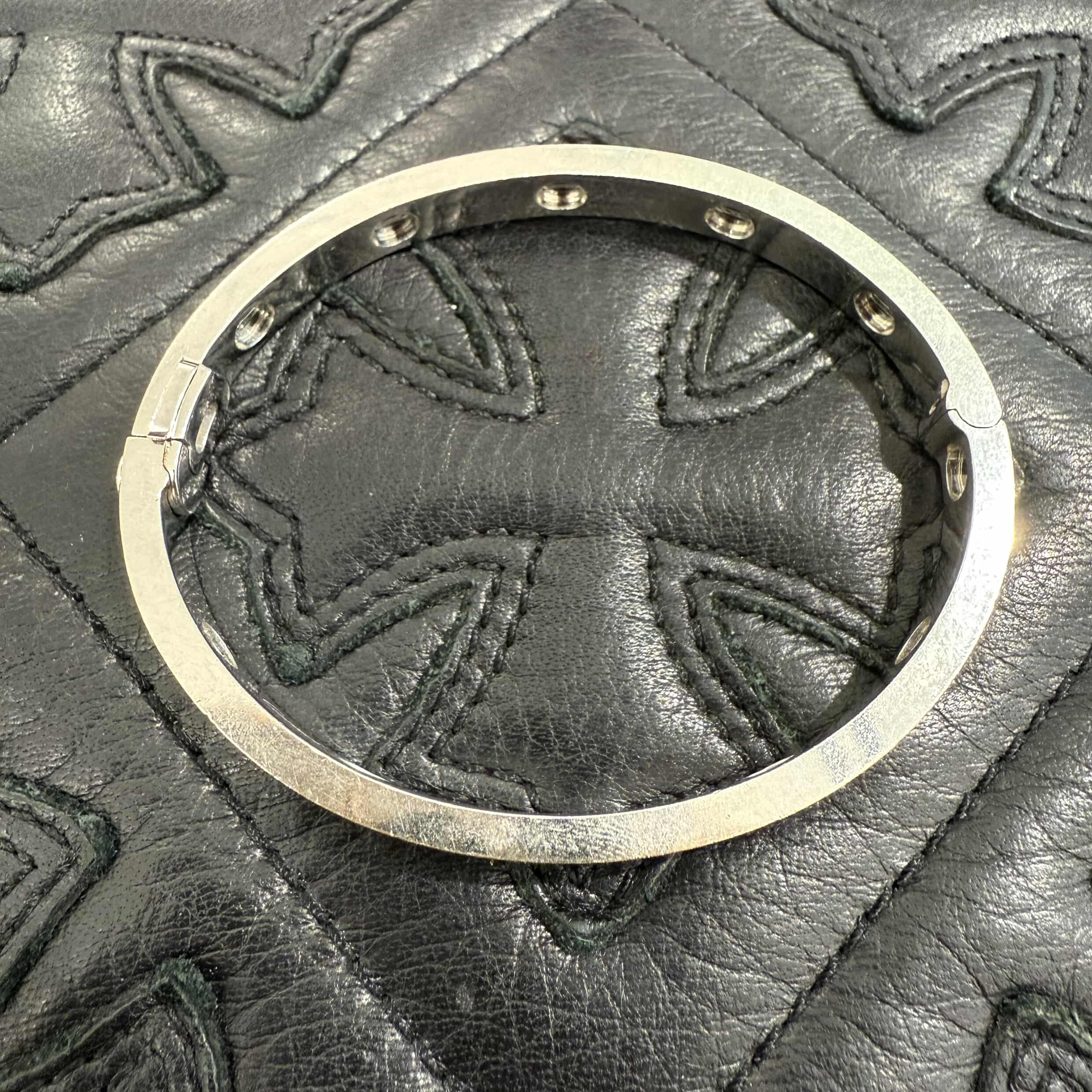 Cartier Au750 WG Love Bracelet Classic Model Pave Diamond Ceramic Size 18 カルティエ Au750 WG ラブブレスレット クラッシックモデル パヴェダイアモンド セラミック サイズ18