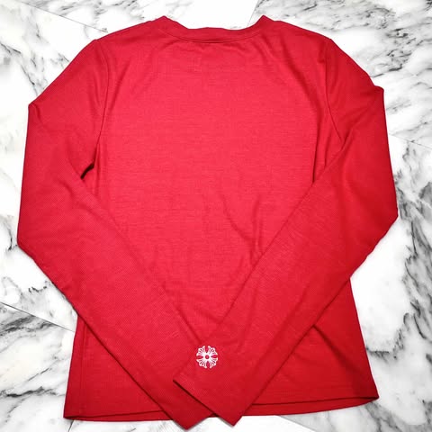 CHROME HEARTS Y NOT Slim Fit CH Logo Embroidery Thermal Rayon Long Sleeve Tee Size S クロムハーツ ワイノット スリムフィット CHロゴ刺繍 サーマル レーヨン ロングスリーブTシャツ サイズS