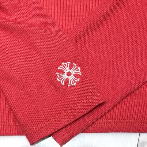 CHROME HEARTS Y NOT Slim Fit CH Logo Embroidery Thermal Rayon Long Sleeve Tee Size S クロムハーツ ワイノット スリムフィット CHロゴ刺繍 サーマル レーヨン ロングスリーブTシャツ サイズS