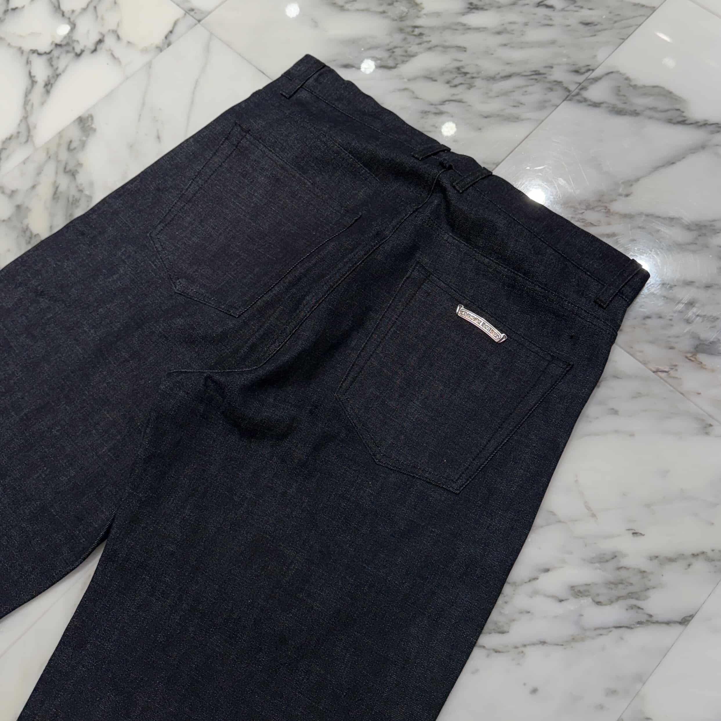 CHROME HEARTS KS FIT Cross Ball Button Denim Pants Size 34 クロムハーツ KSフィット クロスボールボタン デニムパンツ サイズ34