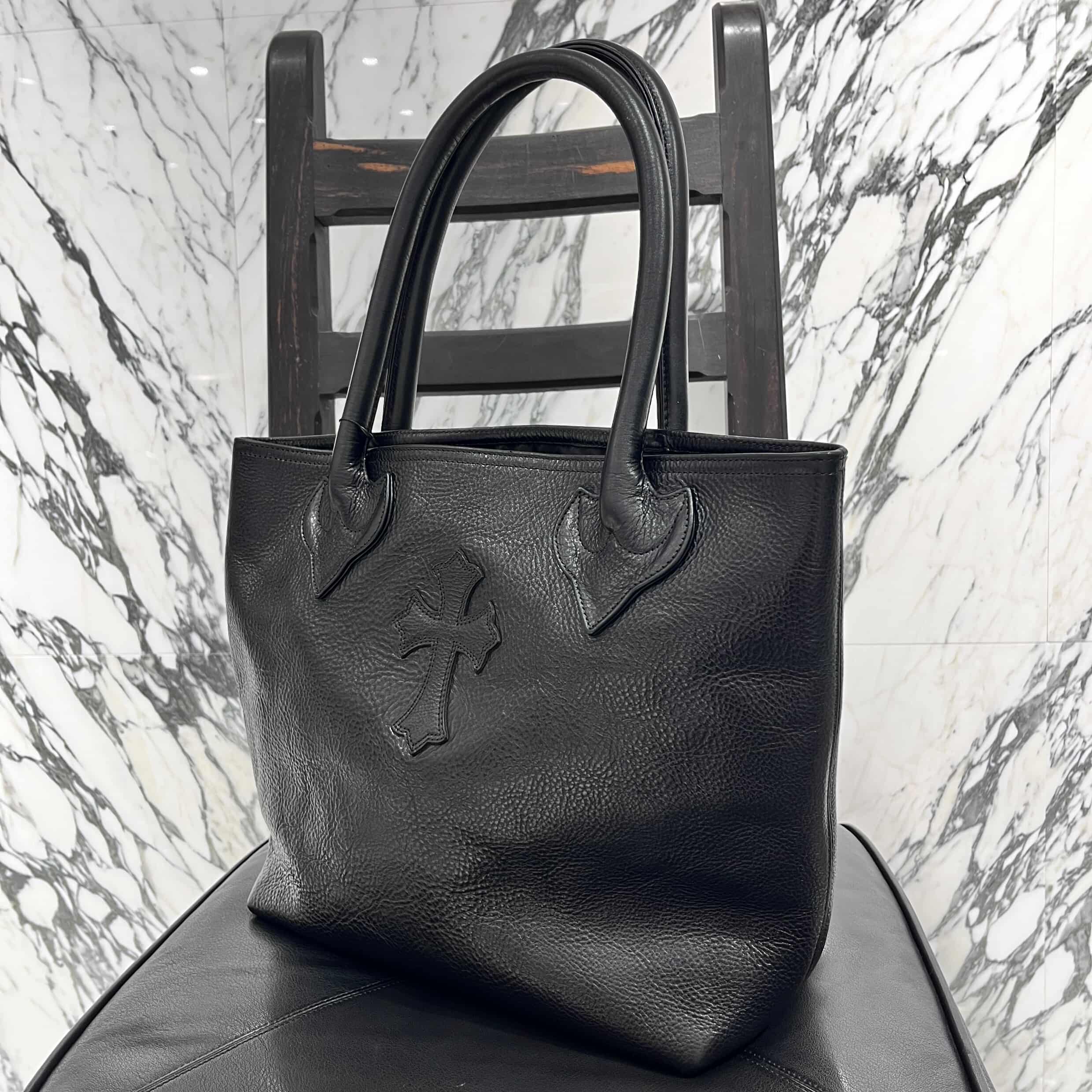 CHROME HEARTS 1 Cross Leather Patch FS Tote Bag クロムハーツ 1クロス レザーパッチ FS トートバッグ