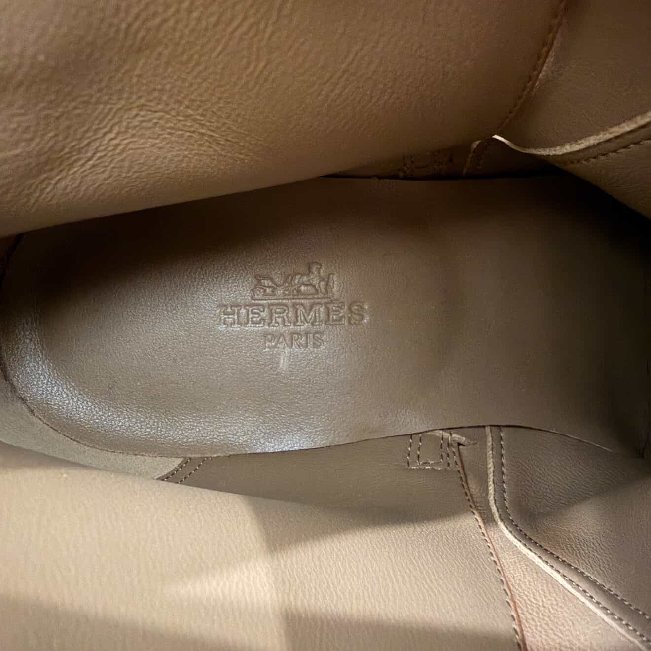 HERMES Short Boots "NEO" H202255Z A3340 Size 35 1/2 (22.5cm～23.0cm) エルメス ショートブーツ "ネオ" ナチュラル サイズ35 1/2 (22.5cm～23.0cm)