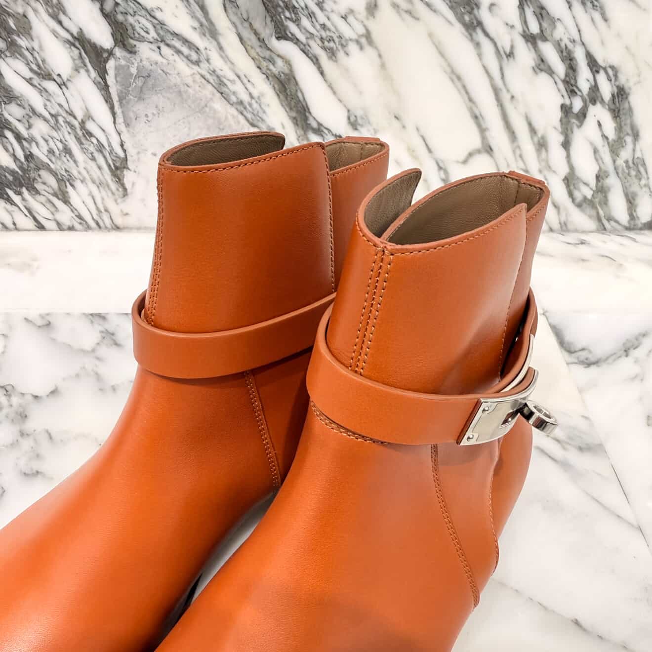 HERMES Short Boots "NEO" H202255Z A3340 Size 35 1/2 (22.5cm～23.0cm) エルメス ショートブーツ "ネオ" ナチュラル サイズ35 1/2 (22.5cm～23.0cm)