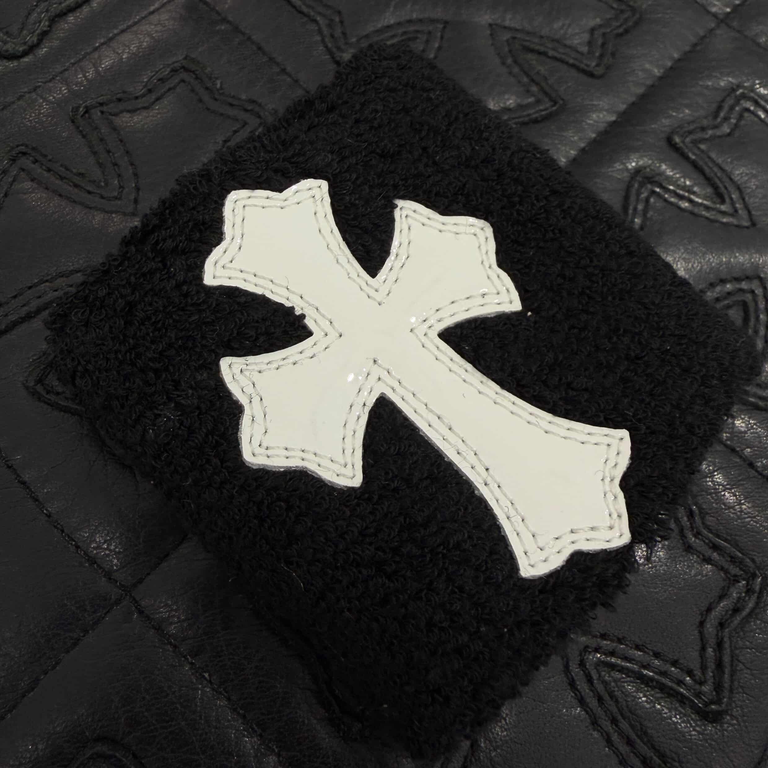 CHROME HEARTS Patent Leather Cross Patch Wrist Band Size ONE SIZE（7cm）クロムハーツ パテントレザー クロスパッチ リストバンド サイズONE SIZE（7cm）