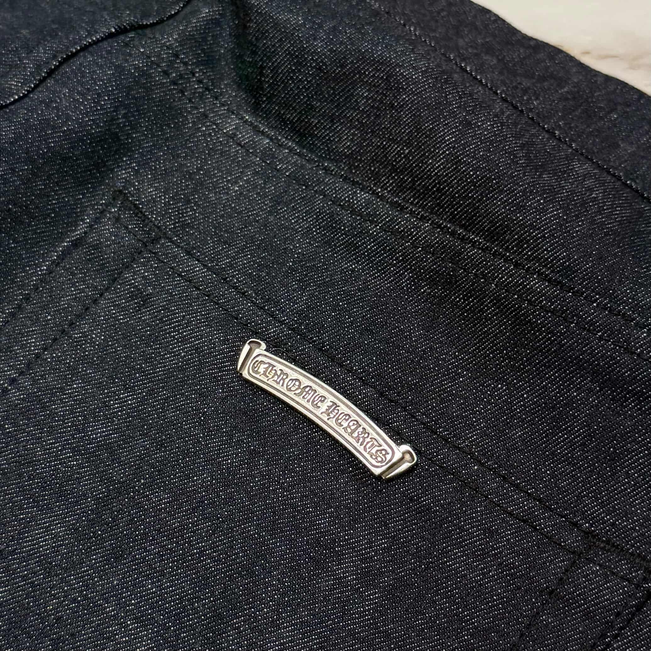 CHROME HEARTS KS FIT Cross Ball Button Denim Pants Size 34 クロムハーツ KSフィット クロスボールボタン デニムパンツ サイズ34