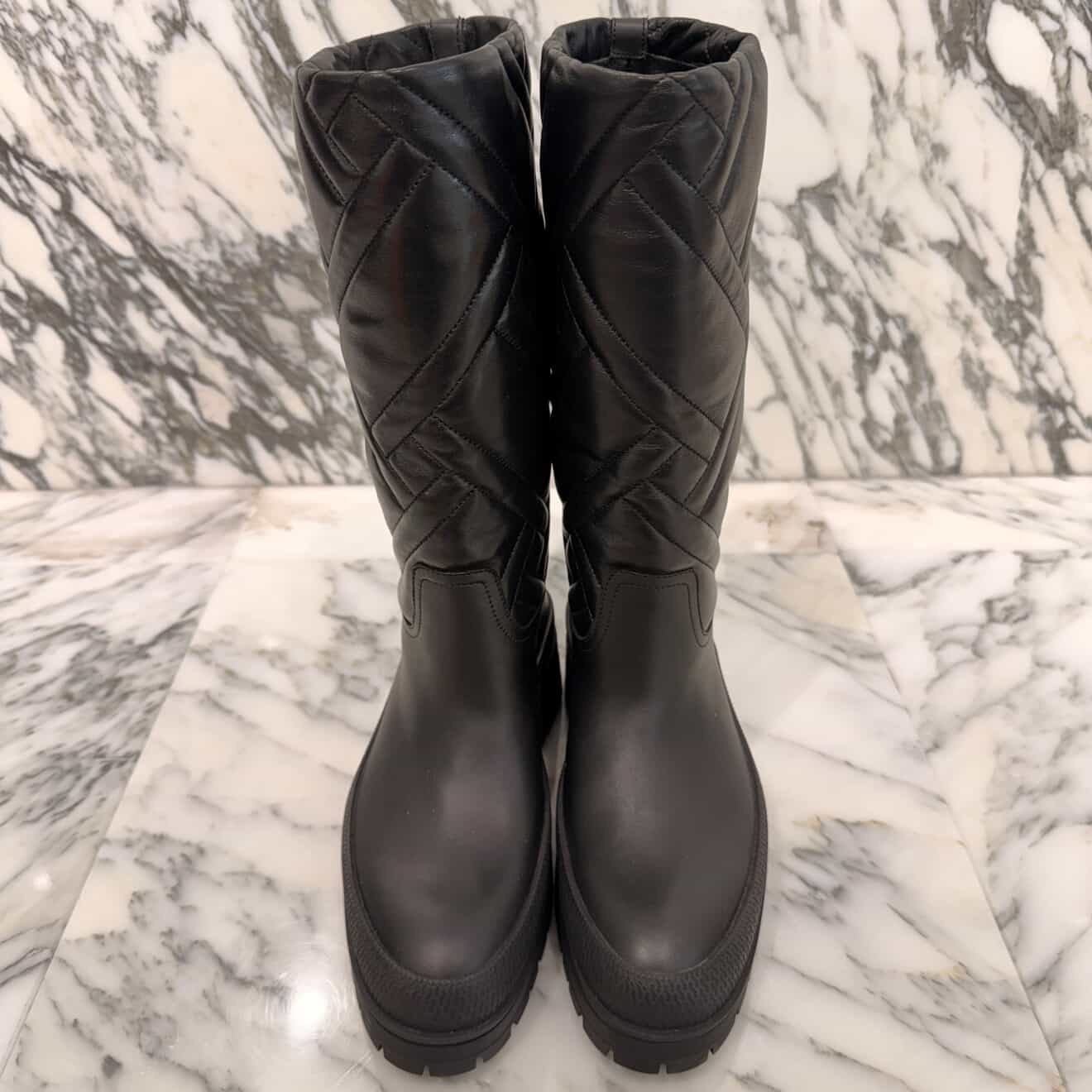 HERMES 2022AW Fuji Boots "Noir" H222048Z 02370 Size 35 (22.0cm～22.5cm) エルメス フジブーツ "ノワール" 35 (22.0cm～22.5cm)