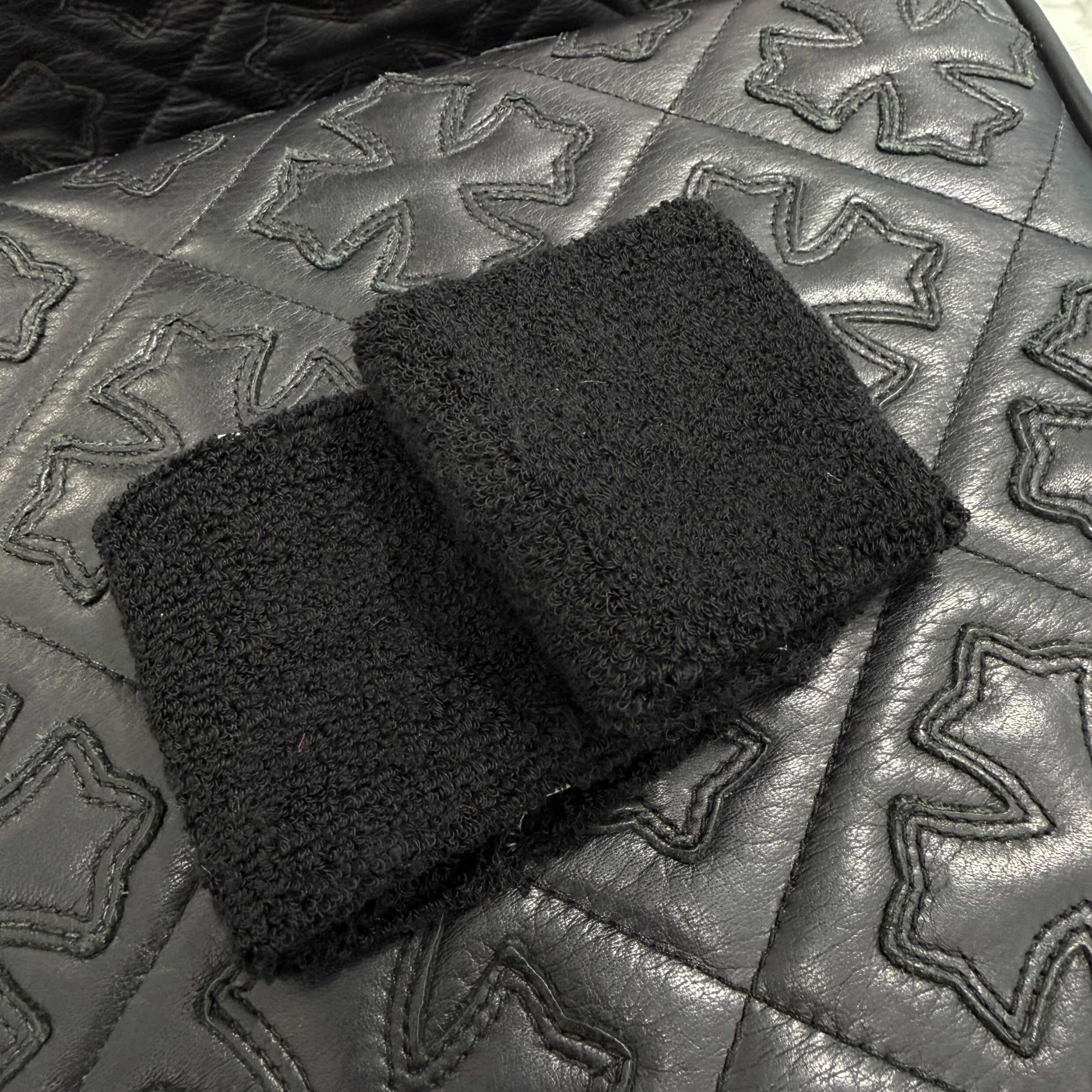 CHROME HEARTS Patent Leather Cross Patch Wrist Band Size ONE SIZE（7cm）クロムハーツ パテントレザー クロスパッチ リストバンド サイズONE SIZE（7cm）