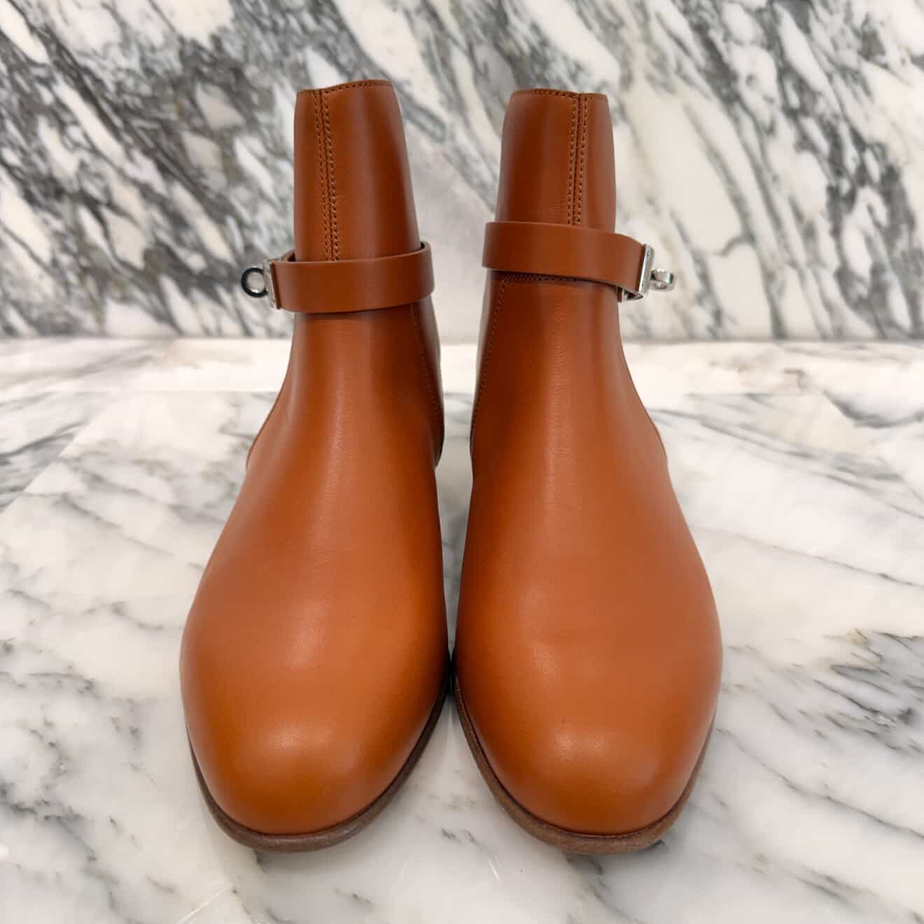 HERMES Short Boots "NEO" H202255Z A3340 Size 35 1/2 (22.5cm～23.0cm) エルメス ショートブーツ "ネオ" ナチュラル サイズ35 1/2 (22.5cm～23.0cm)
