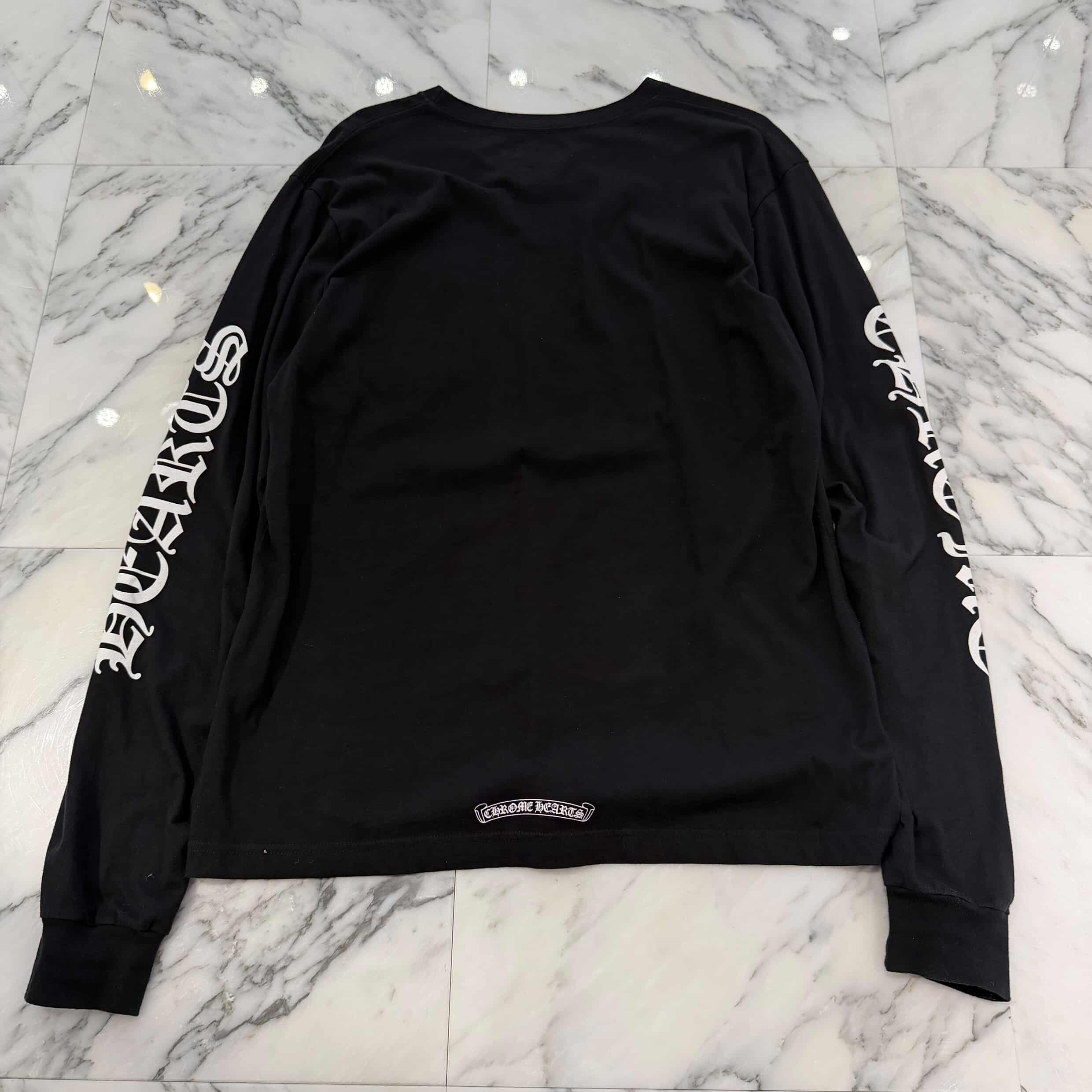 CHROME HEARTS Neck Logo Long Sleeve Tee Size XL クロムハーツ ネックロゴ ロングスリーブ Tシャツ サイズXL