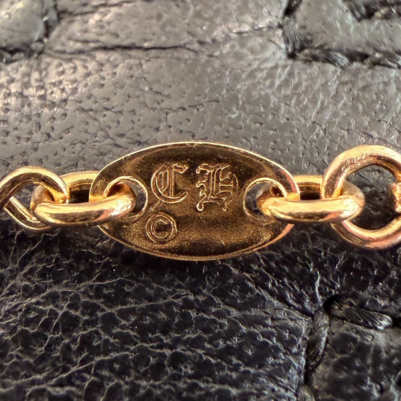 CHROME HEARTS 22K Twist Chain Necklace Size 18 Inch クロムハーツ 22K ツイストチェーン ネックレス サイズ18インチ