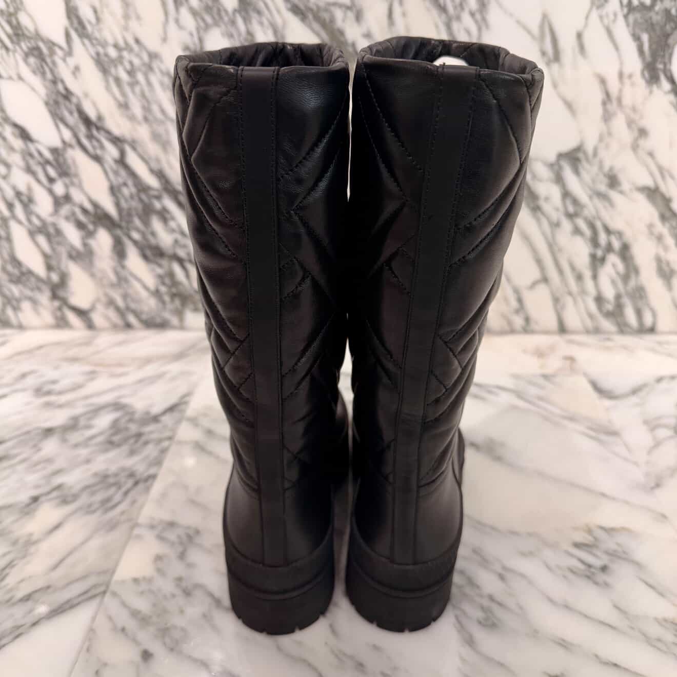 HERMES 2022AW Fuji Boots "Noir" H222048Z 02370 Size 35 (22.0cm～22.5cm) エルメス フジブーツ "ノワール" 35 (22.0cm～22.5cm)