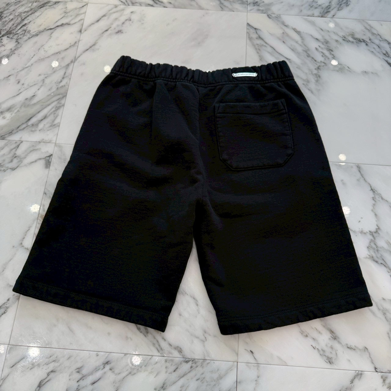 CHROME HEARTS Y NOT King Taco 3 Cemetery Cross Sweat Shorts Size M