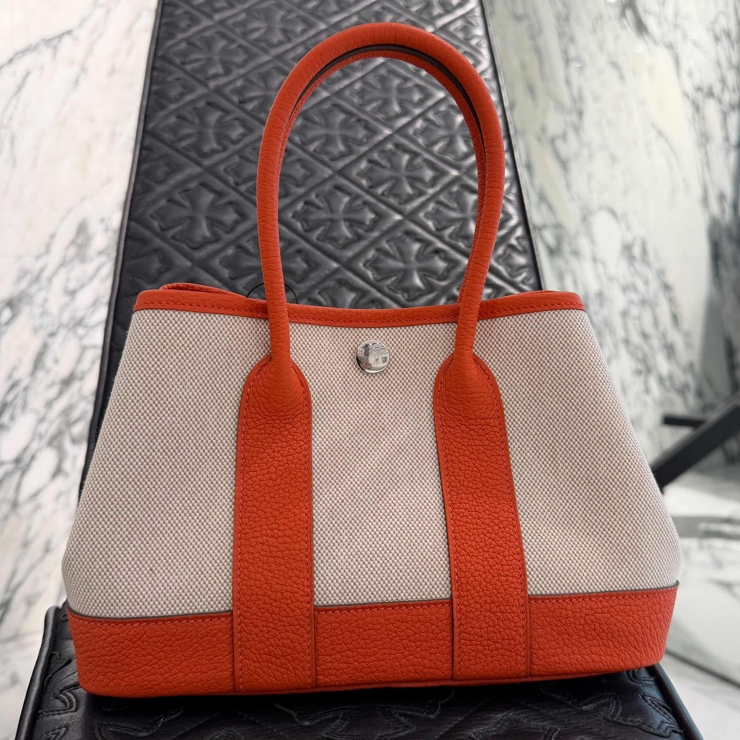 HERMES Néogarden Party TTPM Hand Bag K刻印 エルメス ネオガーデンパーティ TTPM ハンドバッグ K刻印