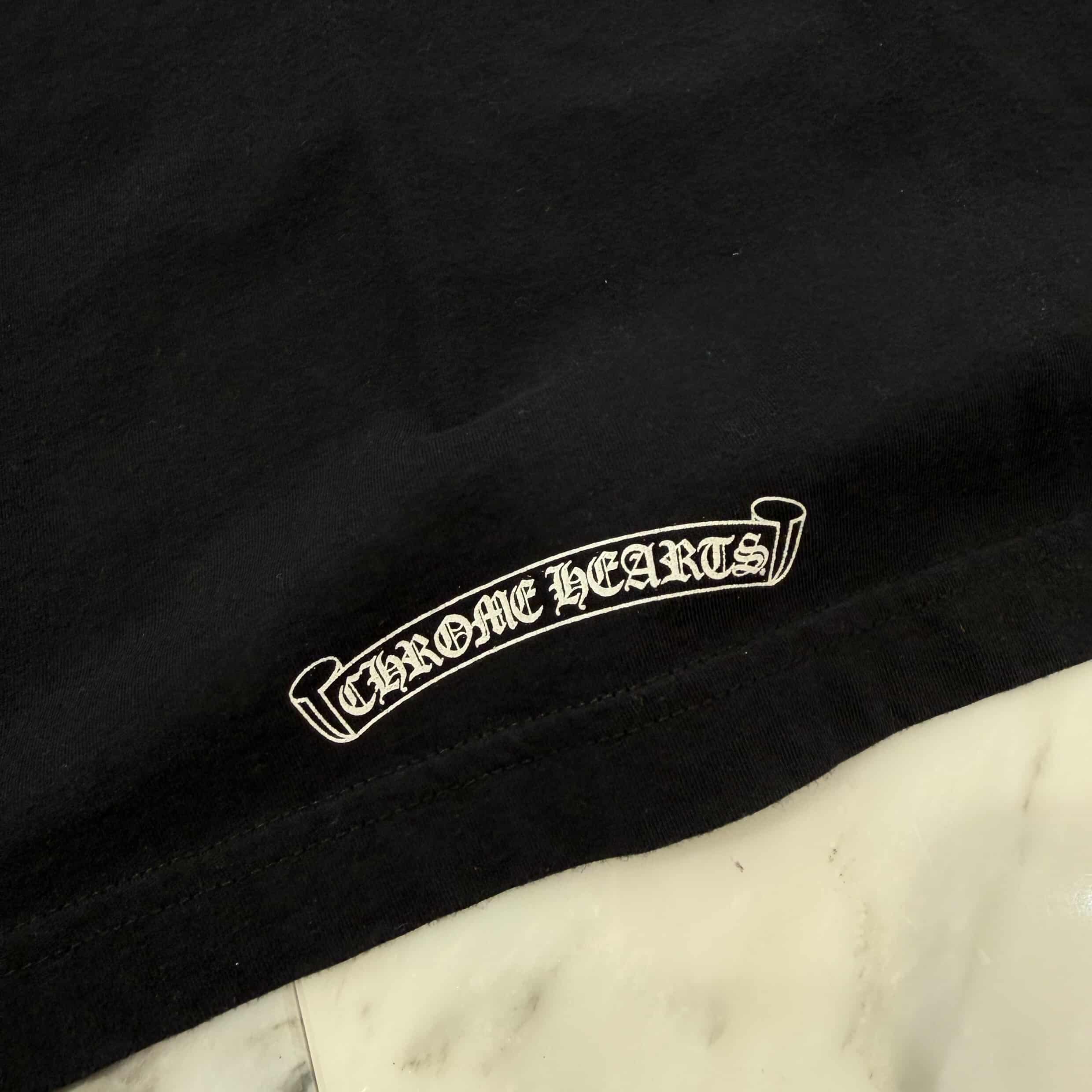 CHROME HEARTS Neck Logo Long Sleeve Tee Size XL クロムハーツ ネックロゴ ロングスリーブ Tシャツ サイズXL