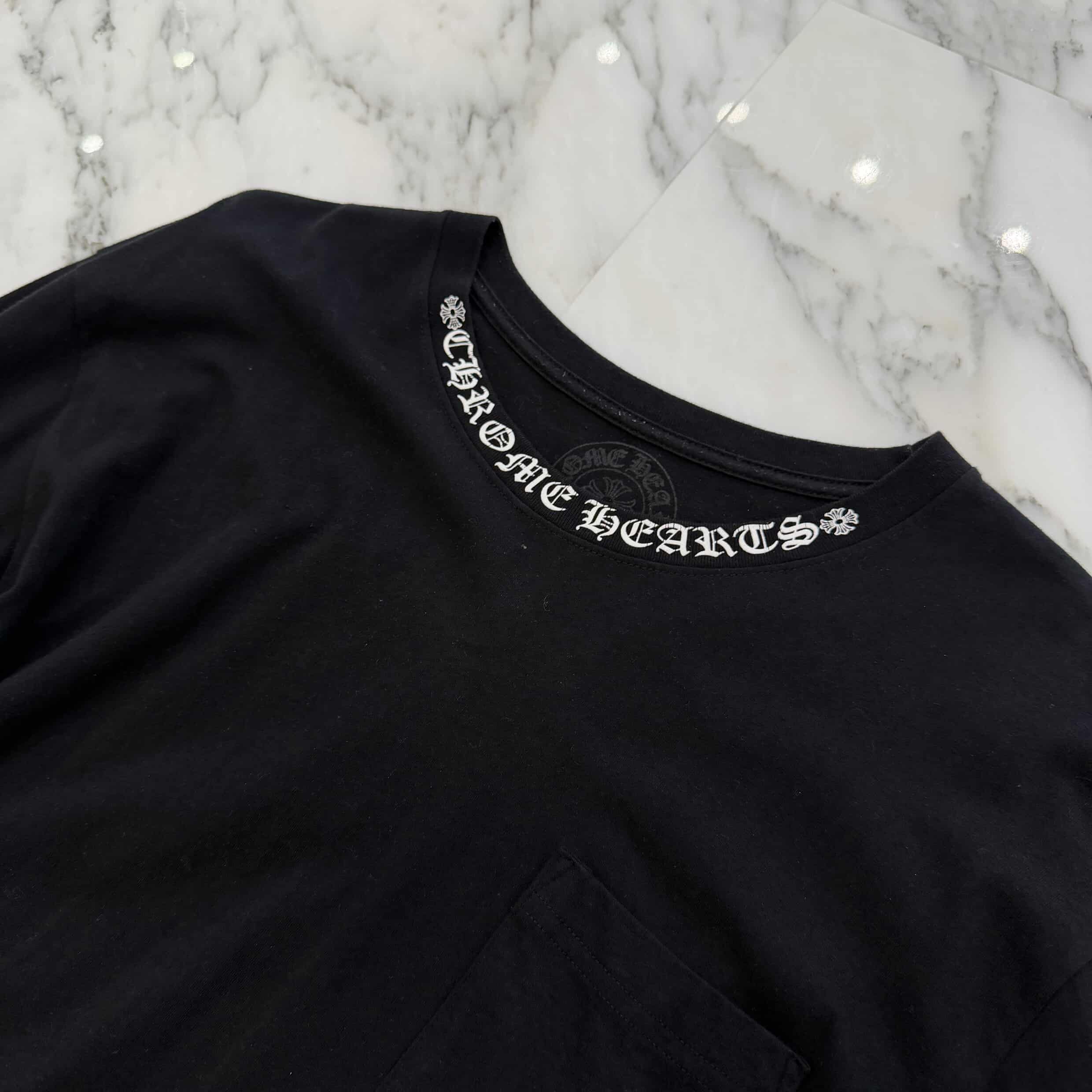 CHROME HEARTS Neck Logo Long Sleeve Tee Size XL クロムハーツ ネックロゴ ロングスリーブ Tシャツ サイズXL