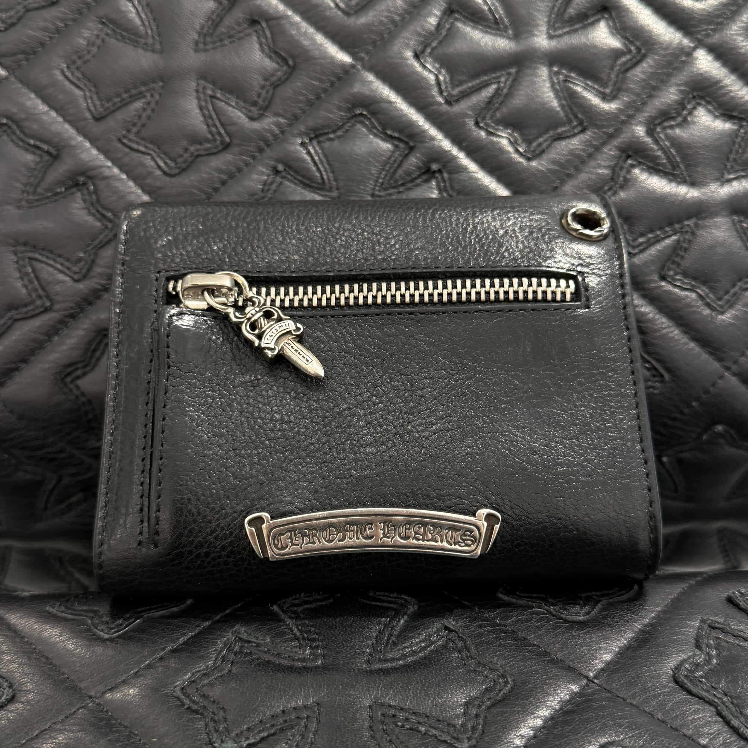 CHROME HEARTS Wave Mini Cross Ball Wallet クロムハーツ ウェーブ ミニ クロスボール ウォレット