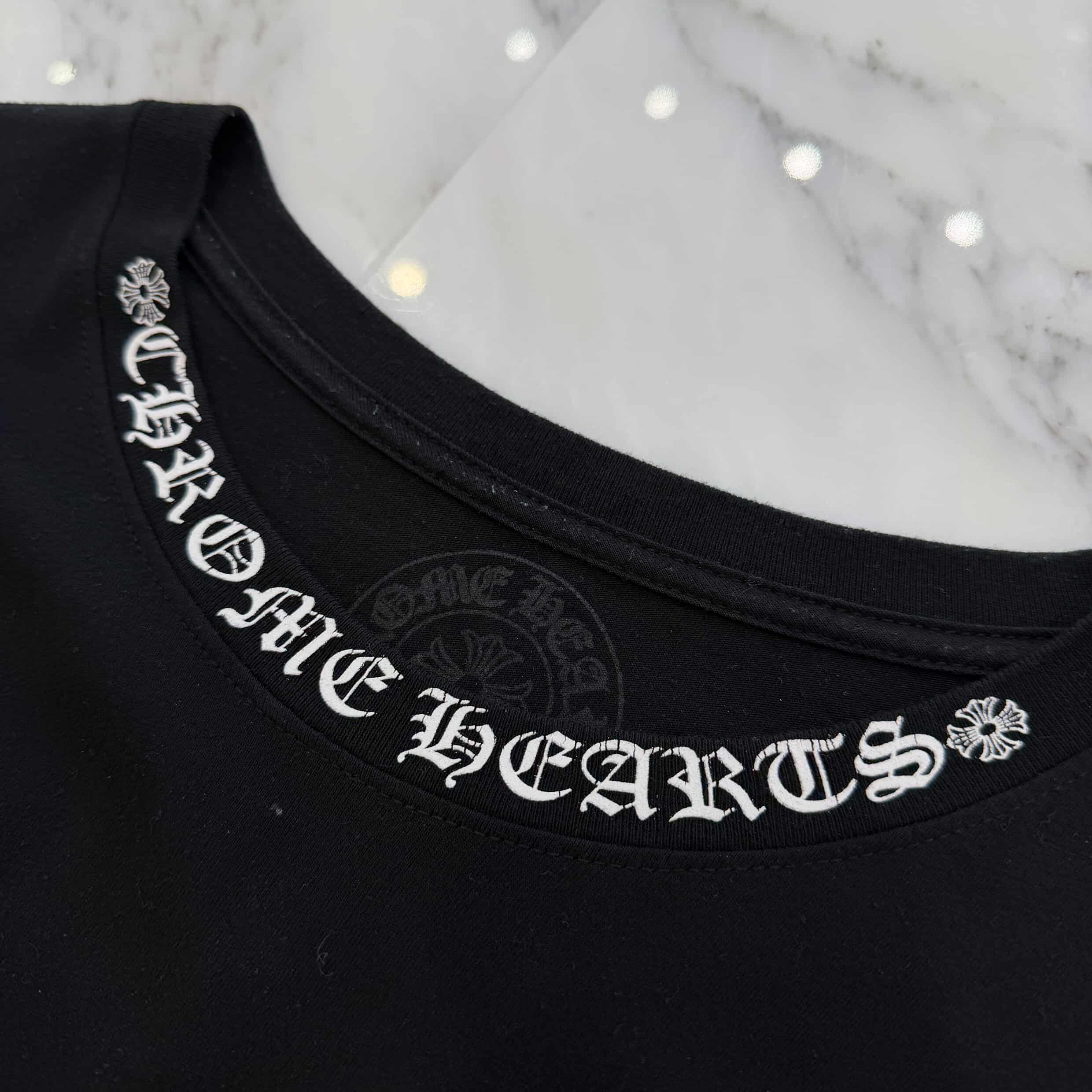 CHROME HEARTS Neck Logo Long Sleeve Tee Size XL クロムハーツ ネックロゴ ロングスリーブ Tシャツ サイズXL