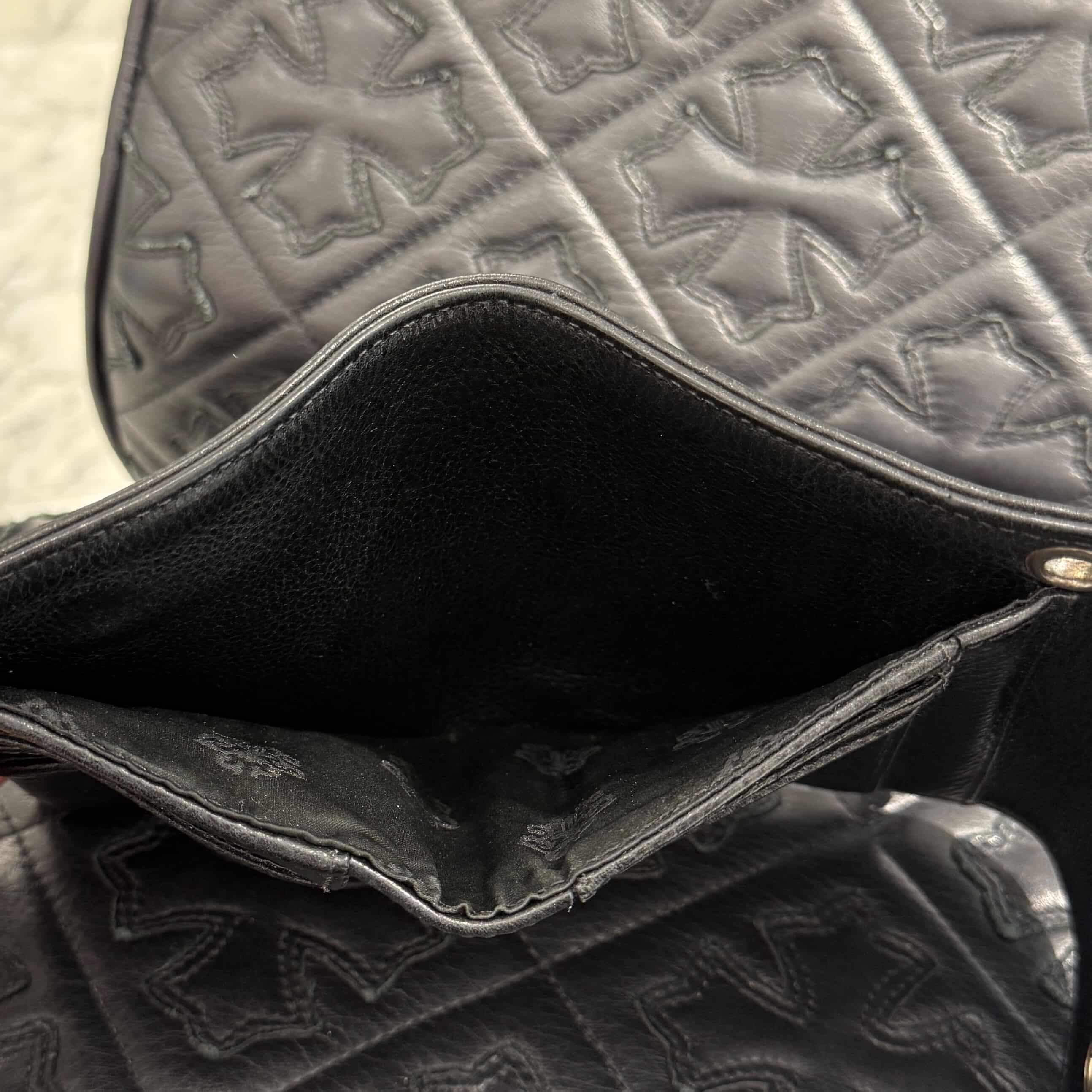 CHROME HEARTS Wave Mini Cross Ball Wallet クロムハーツ ウェーブ ミニ クロスボール ウォレット