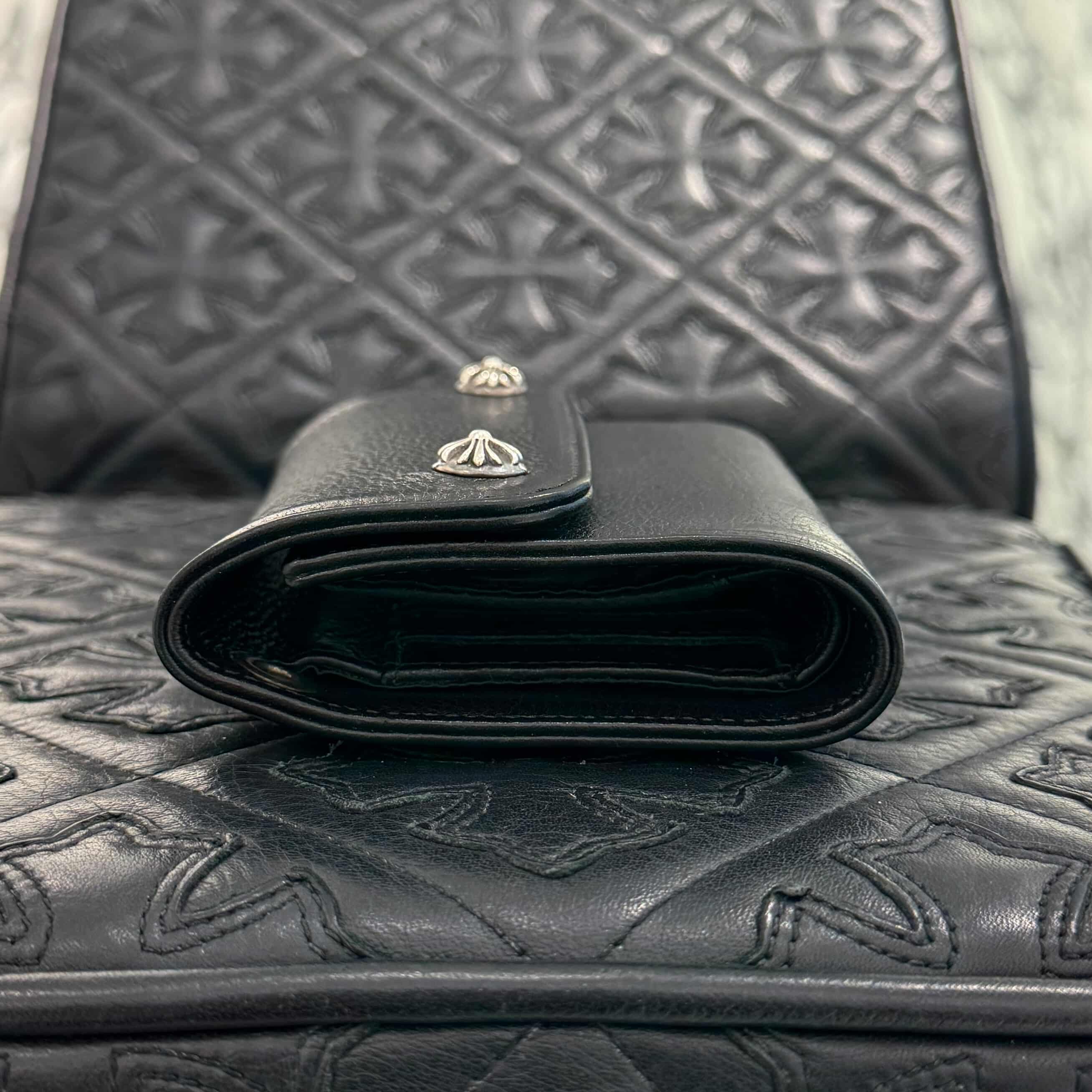 CHROME HEARTS Wave Mini Cross Ball Wallet クロムハーツ ウェーブ ミニ クロスボール ウォレット