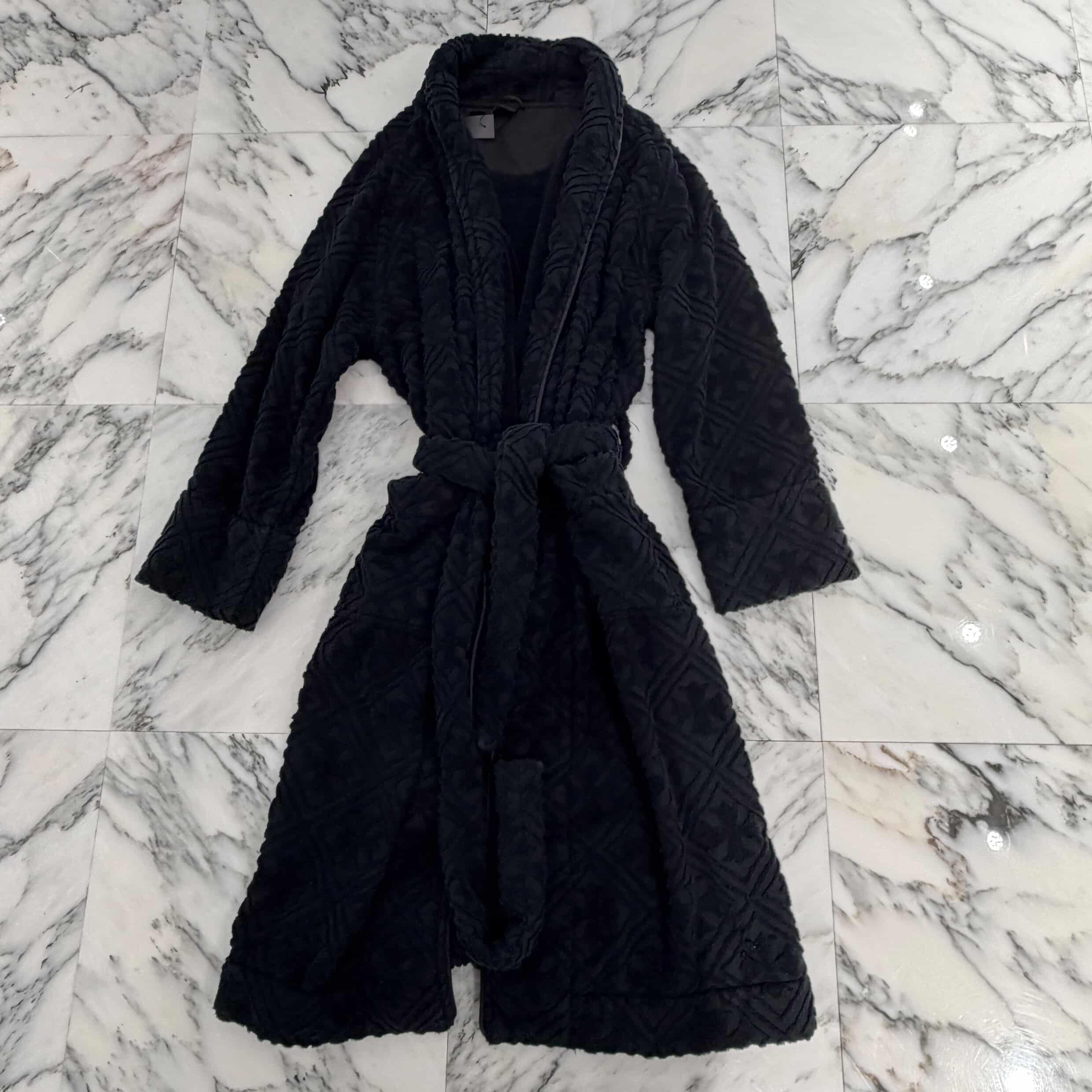 CHROME HEARTS Y NOT CH Plus Pattern Pile Bathrobe Size S/M クロムハーツ ワイノット CHプラス総柄 パイル地 バスローブ サイズS/M